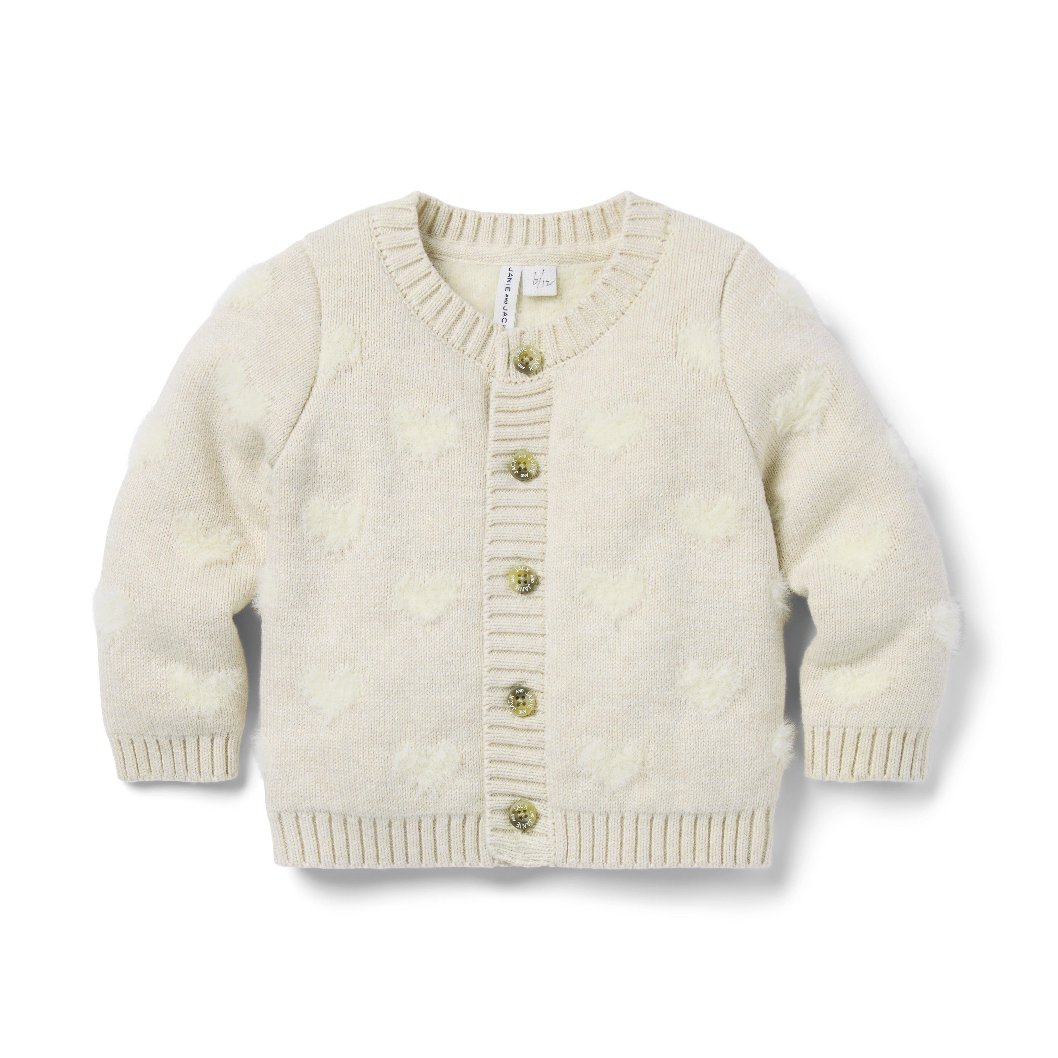 Janie and Jack Baby Heart Cardigan