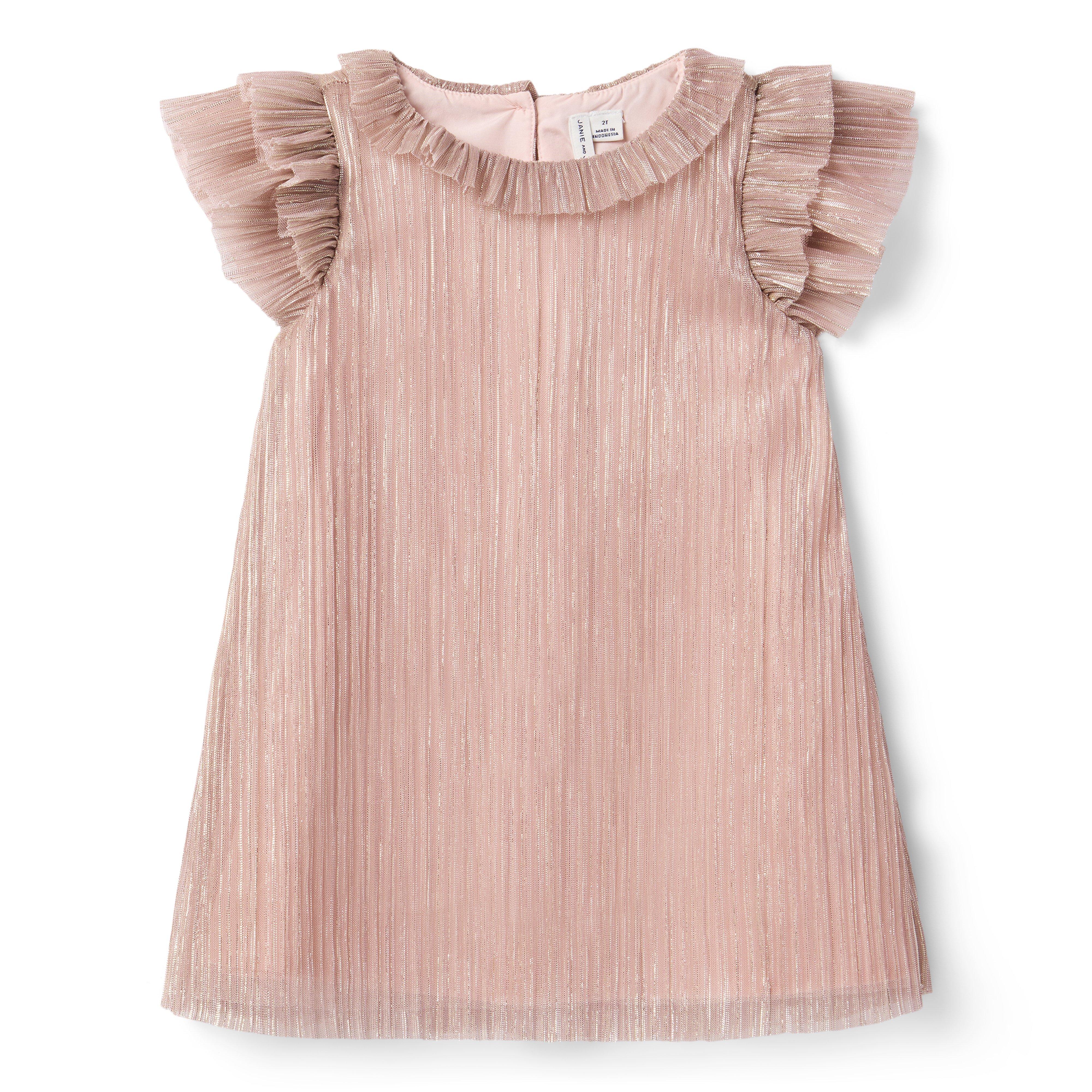Janie and Jack The Shimmer Pleated Dress