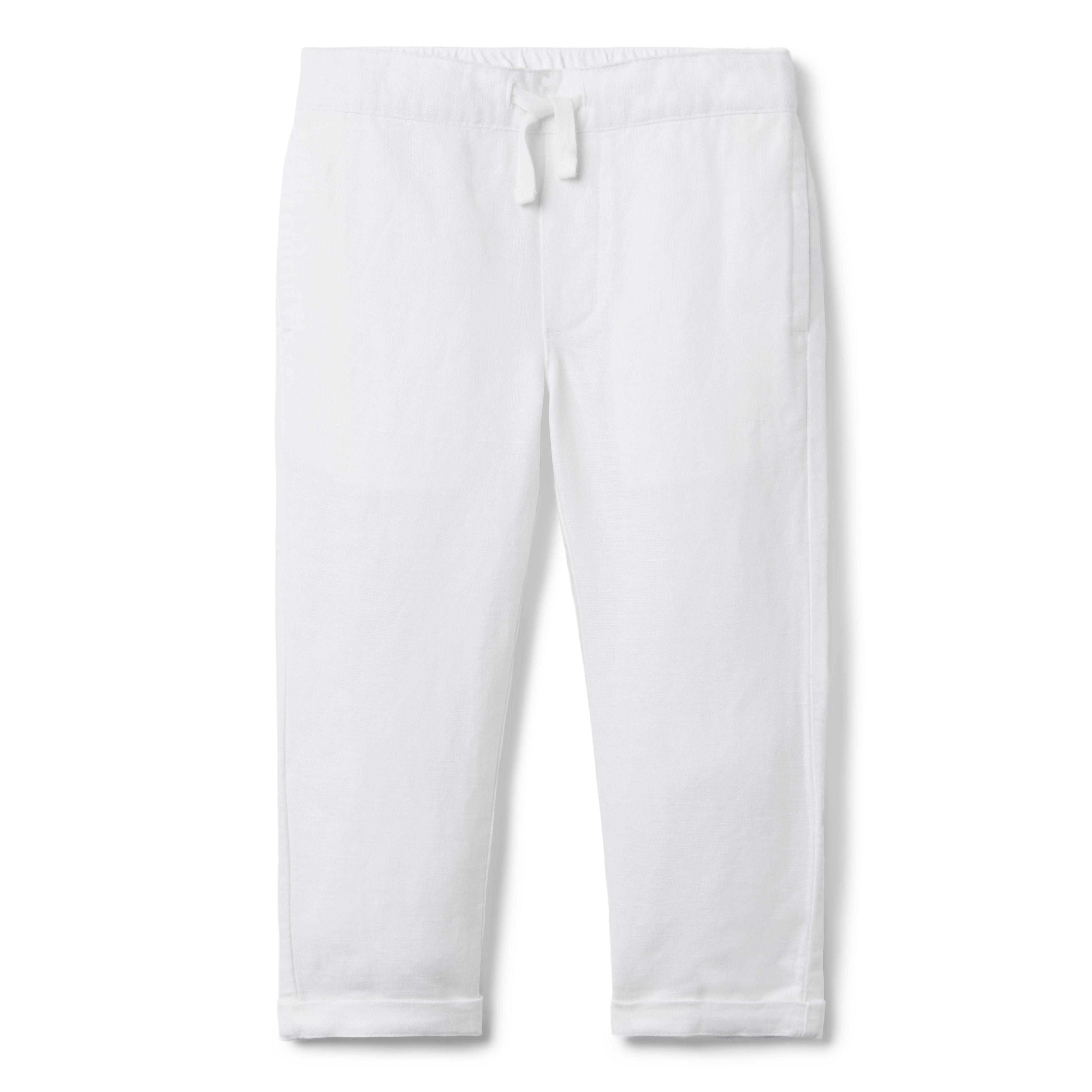 Janie and Jack The Linen-Cotton Pull-On Pant