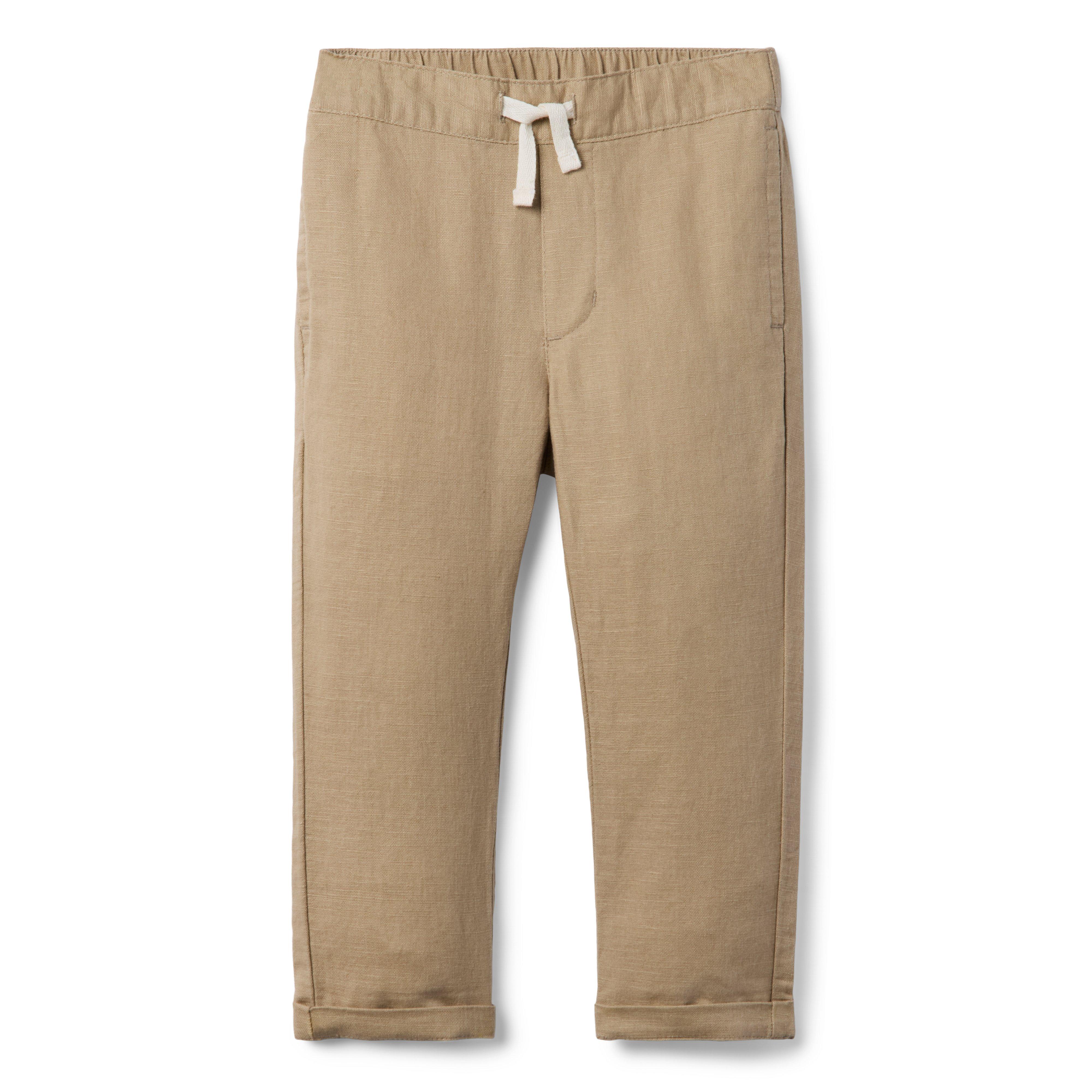 Janie and Jack The Linen-Cotton Pull-On Pant