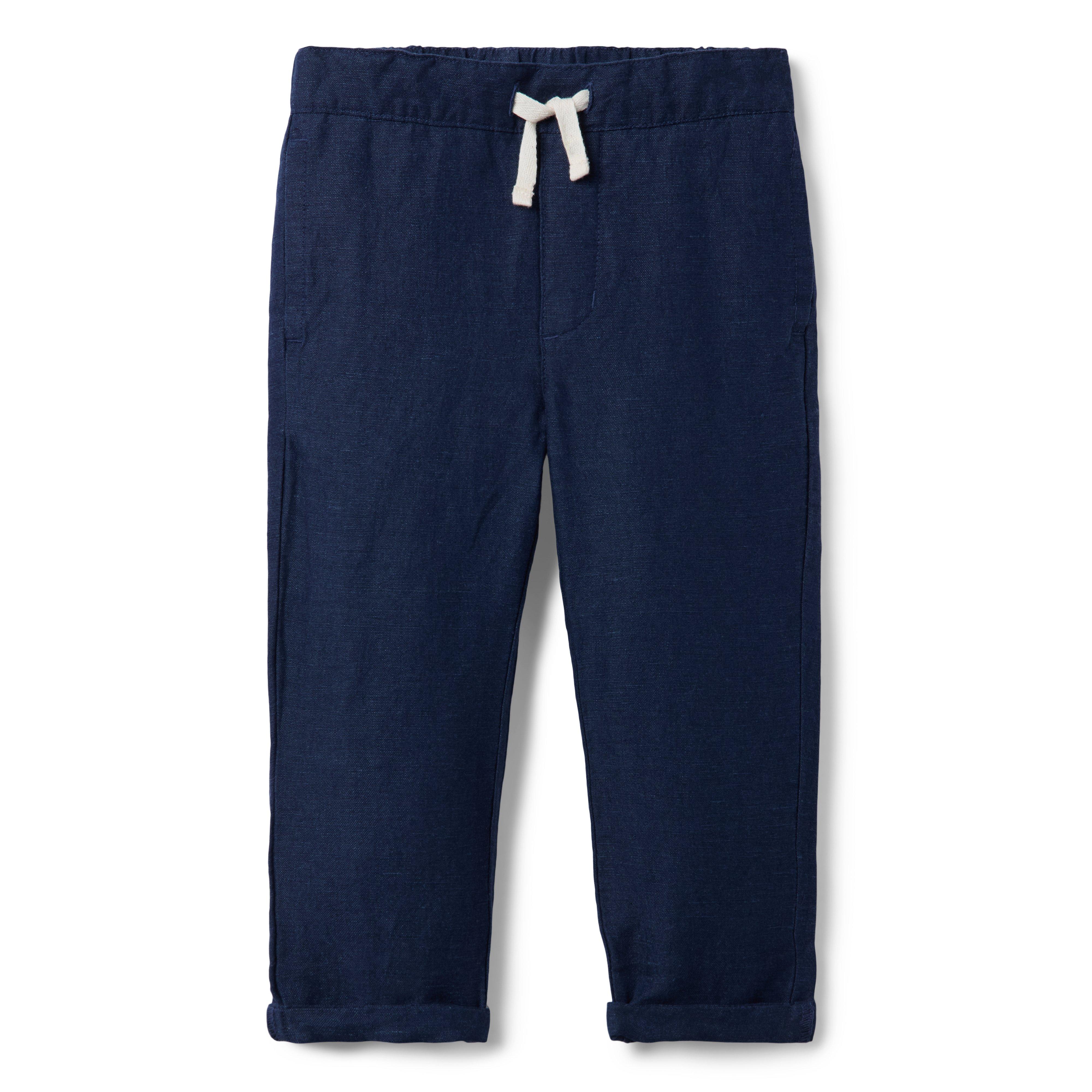 Janie and Jack The Linen-Cotton Pull-On Pant