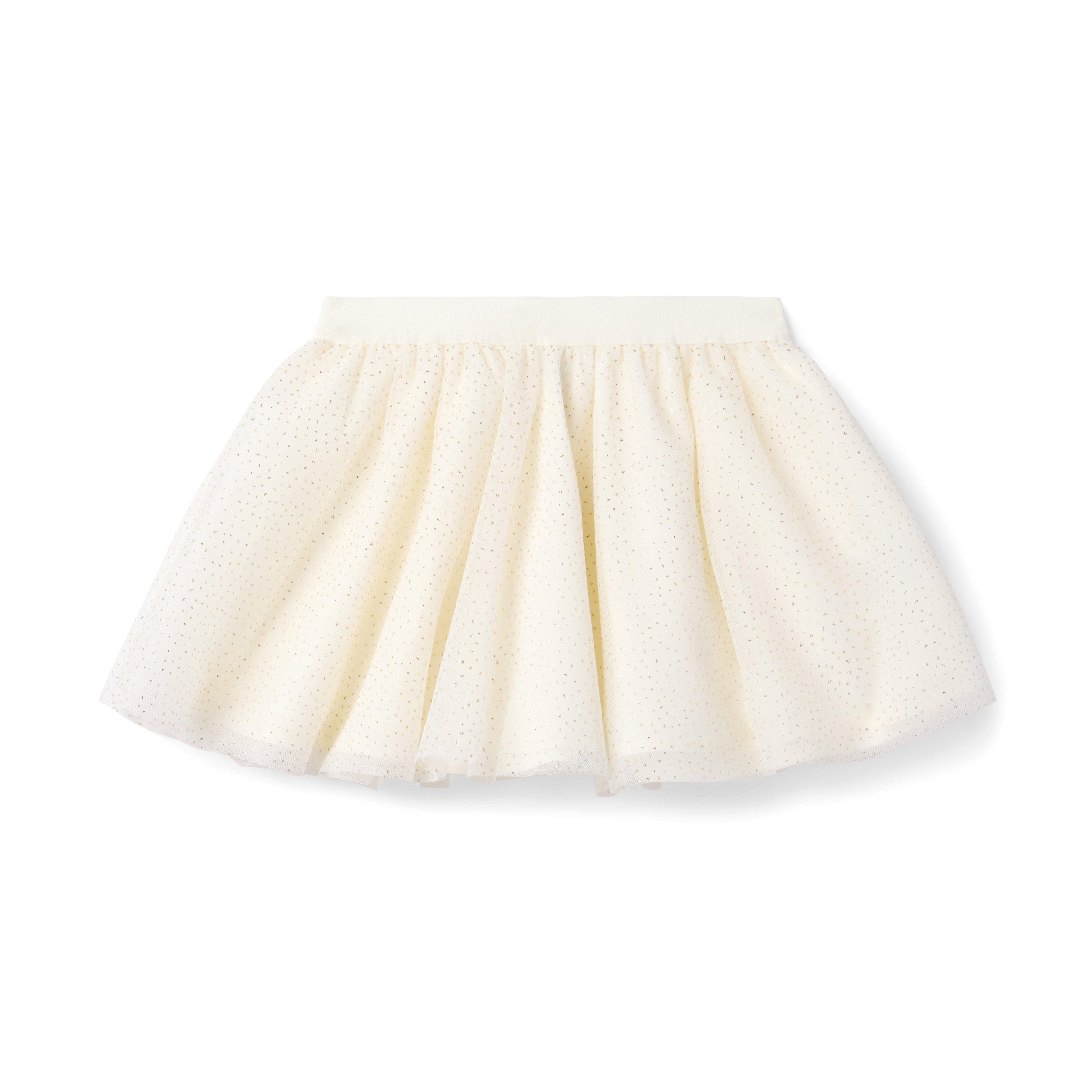 Janie and Jack The Sparkle Tulle Dot Skirt