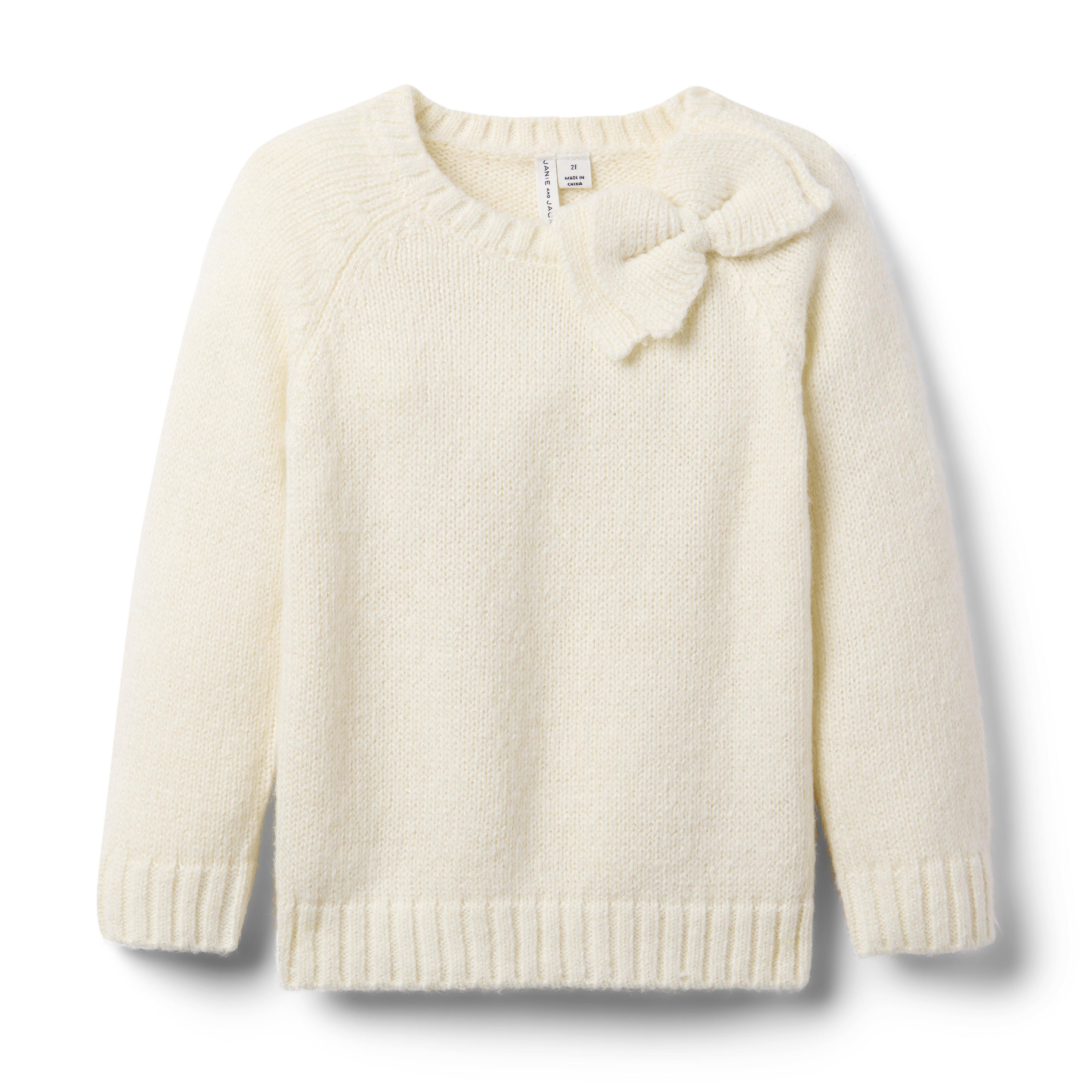 Janie and Jack Sparkle Bow Sweater