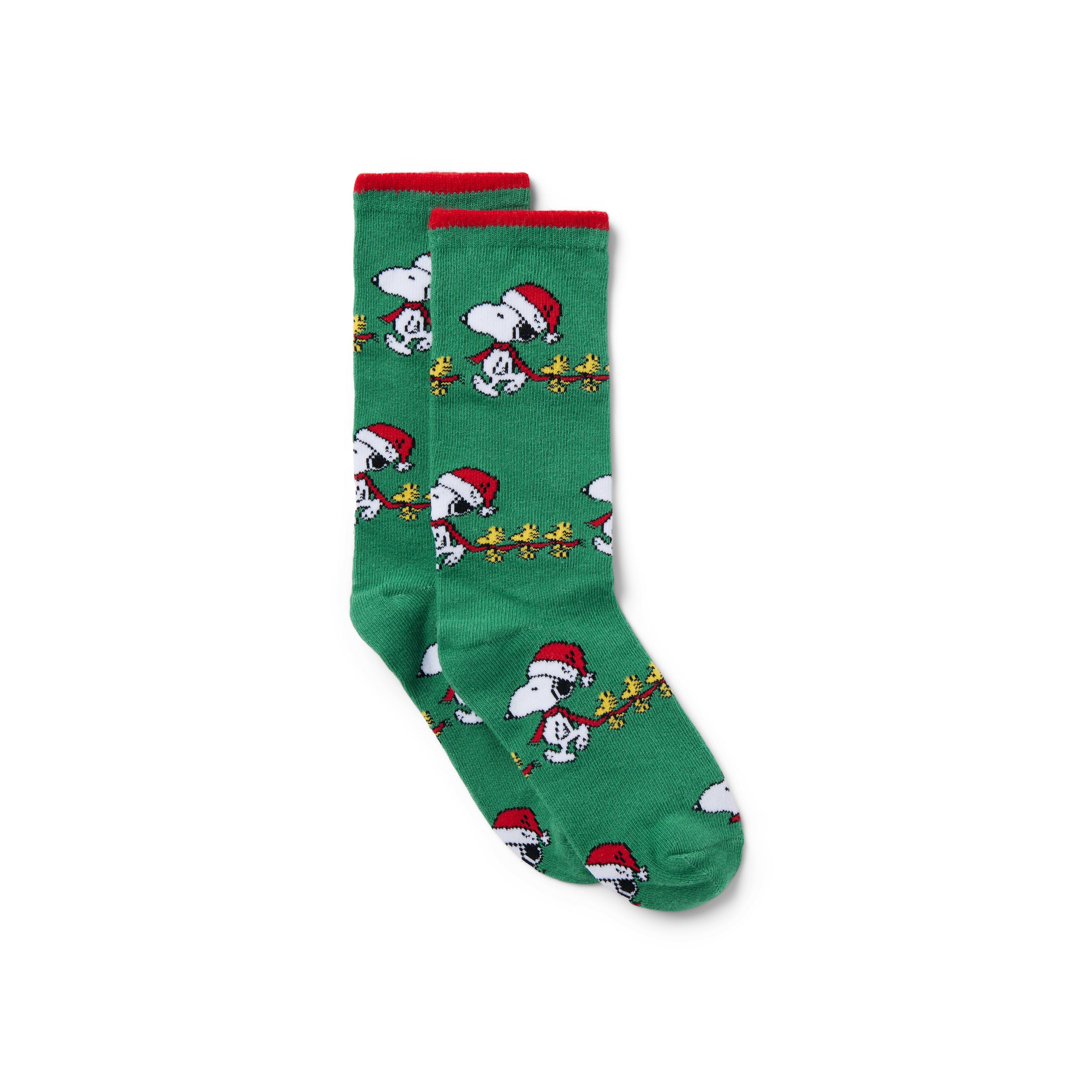 Janie and Jack Peanuts Holiday Sock