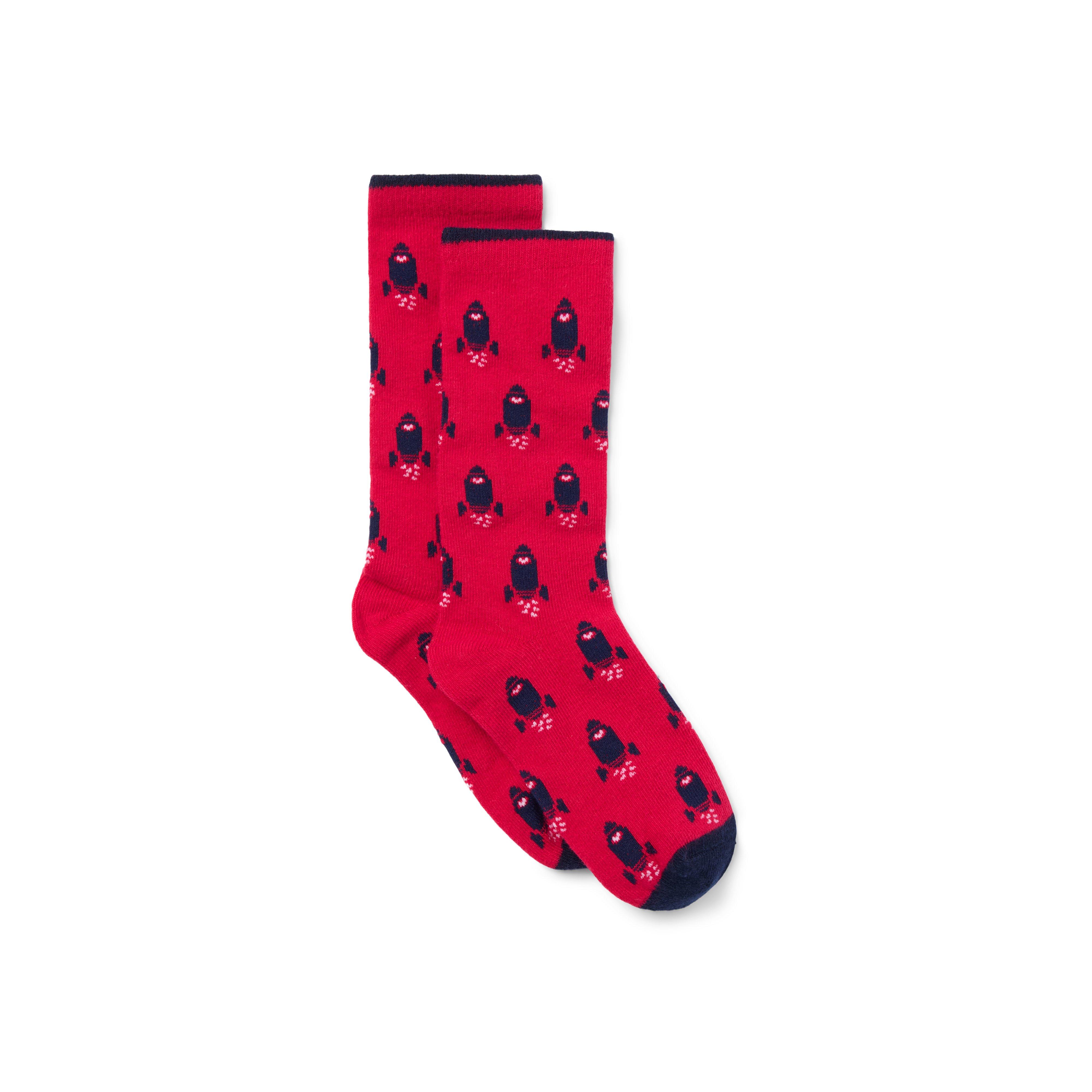 Janie and Jack Rocket Heart Sock