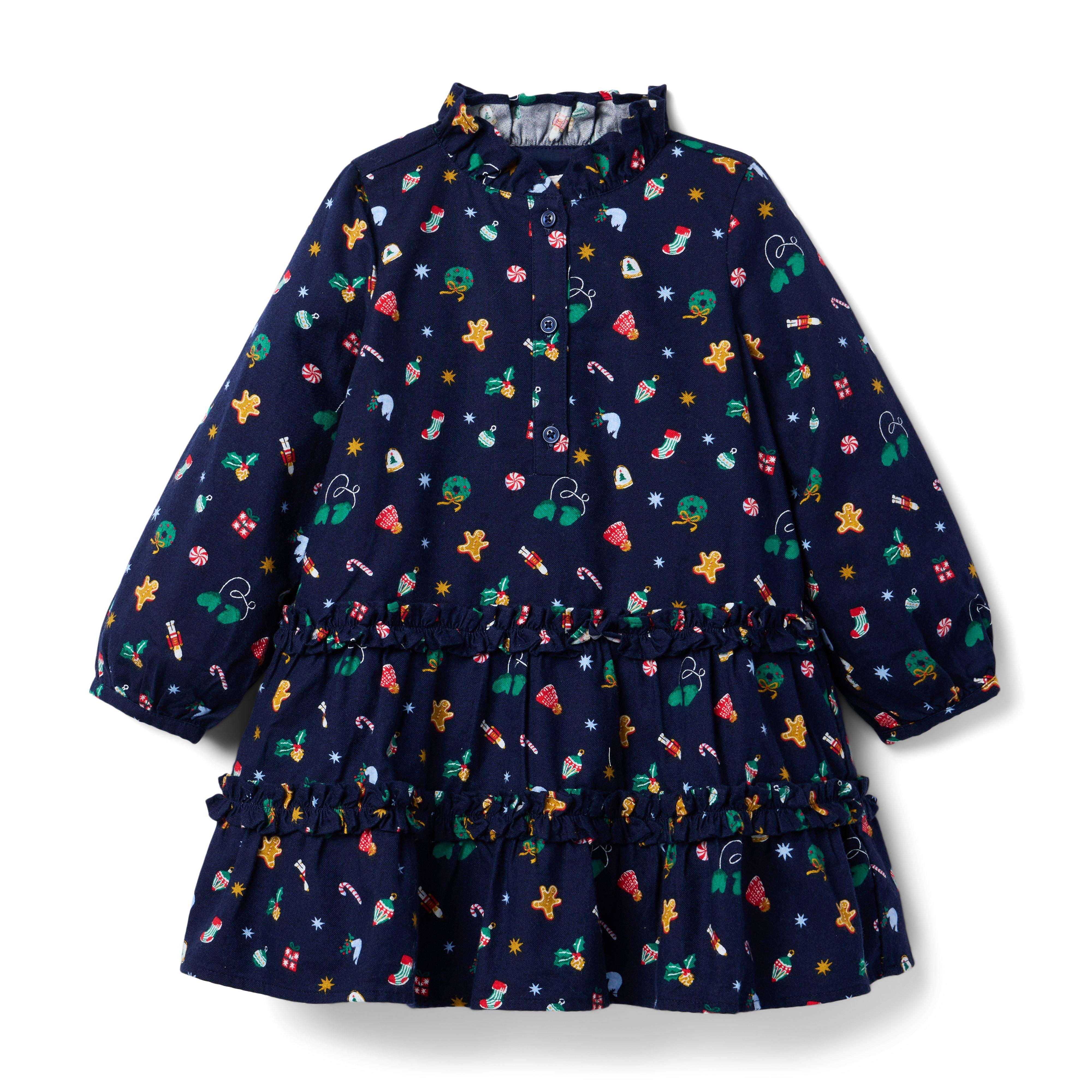 Janie and Jack The Holiday Ruffle Dress