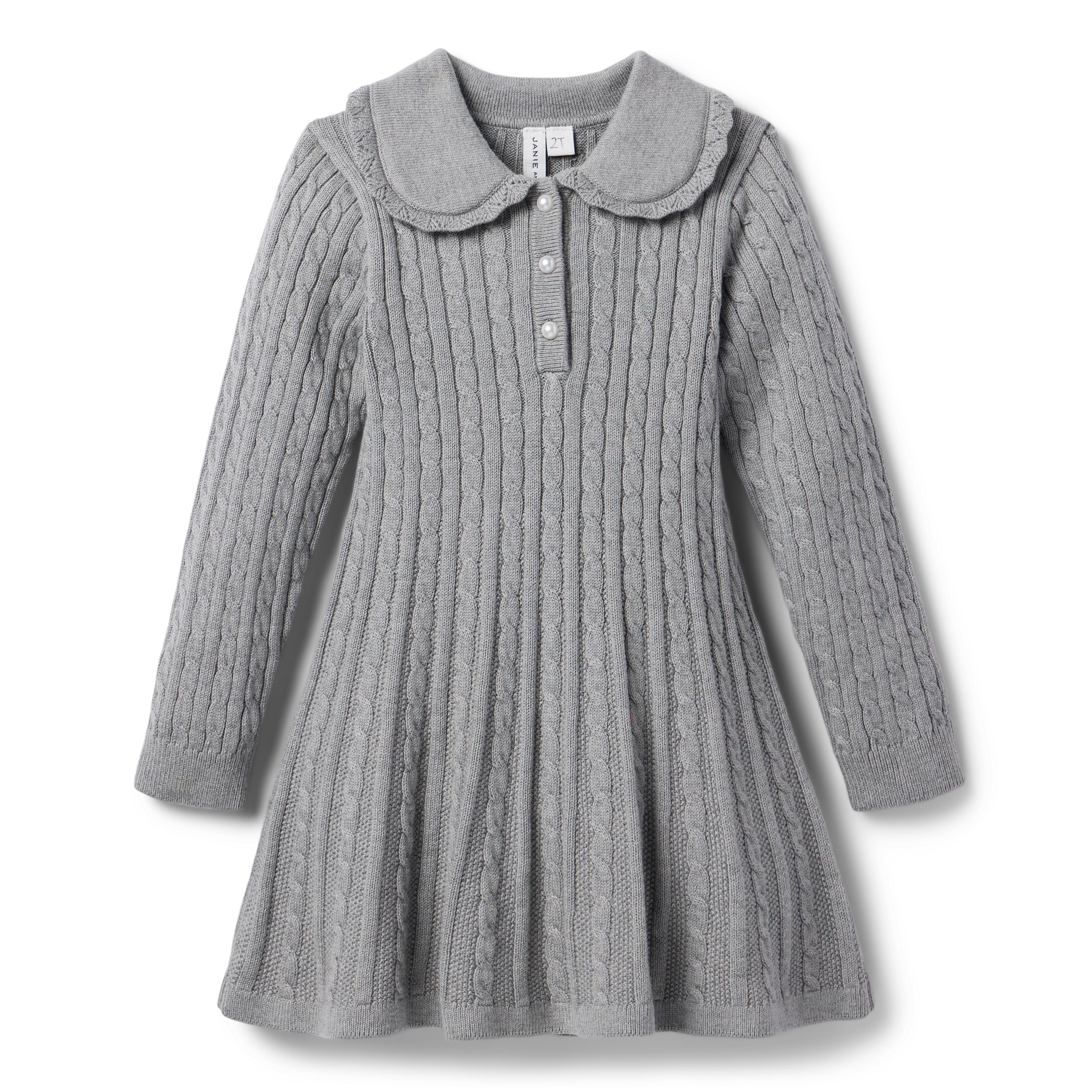 Janie and Jack Cable Knit Sweater Dress