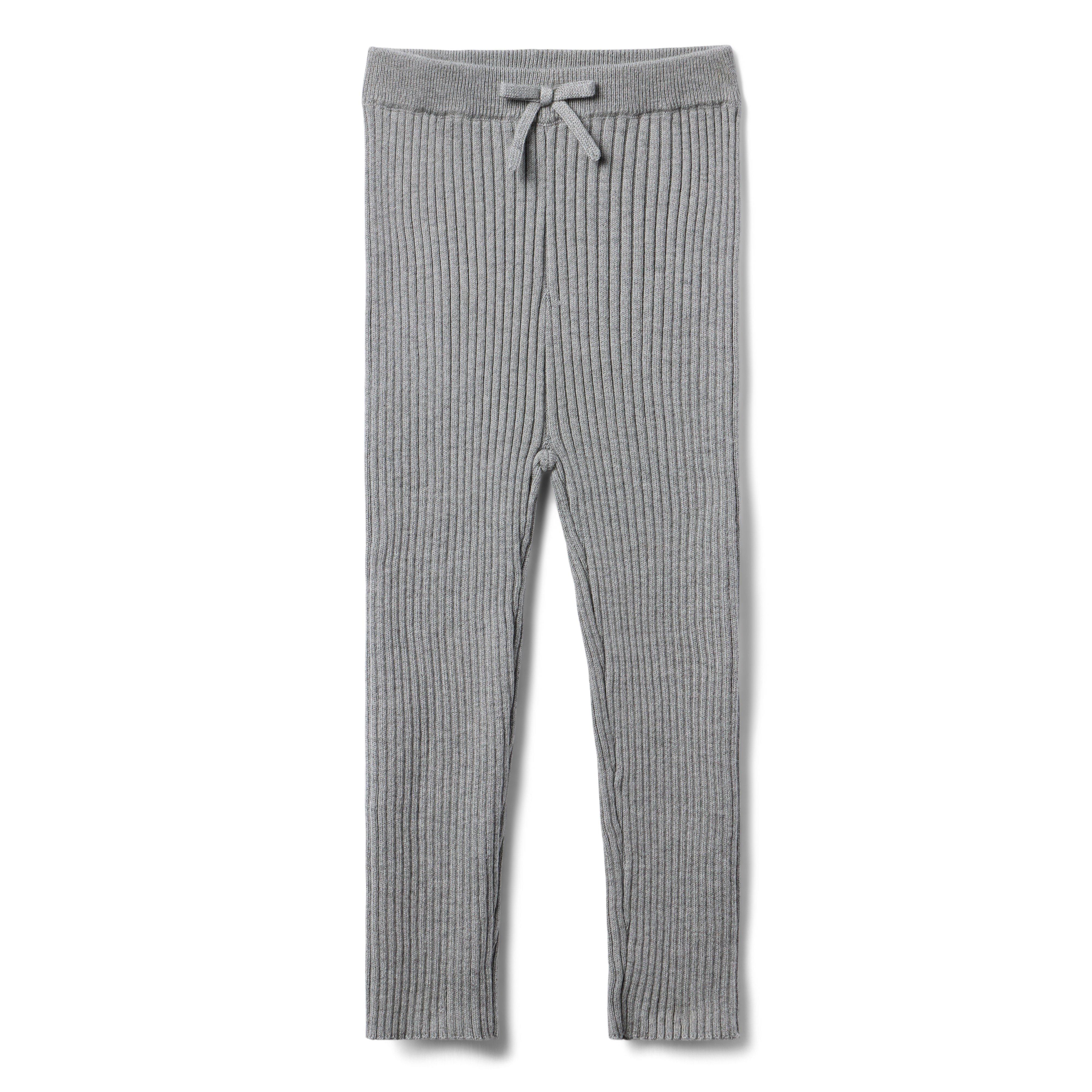 Janie and Jack Ribbed Bow Legging