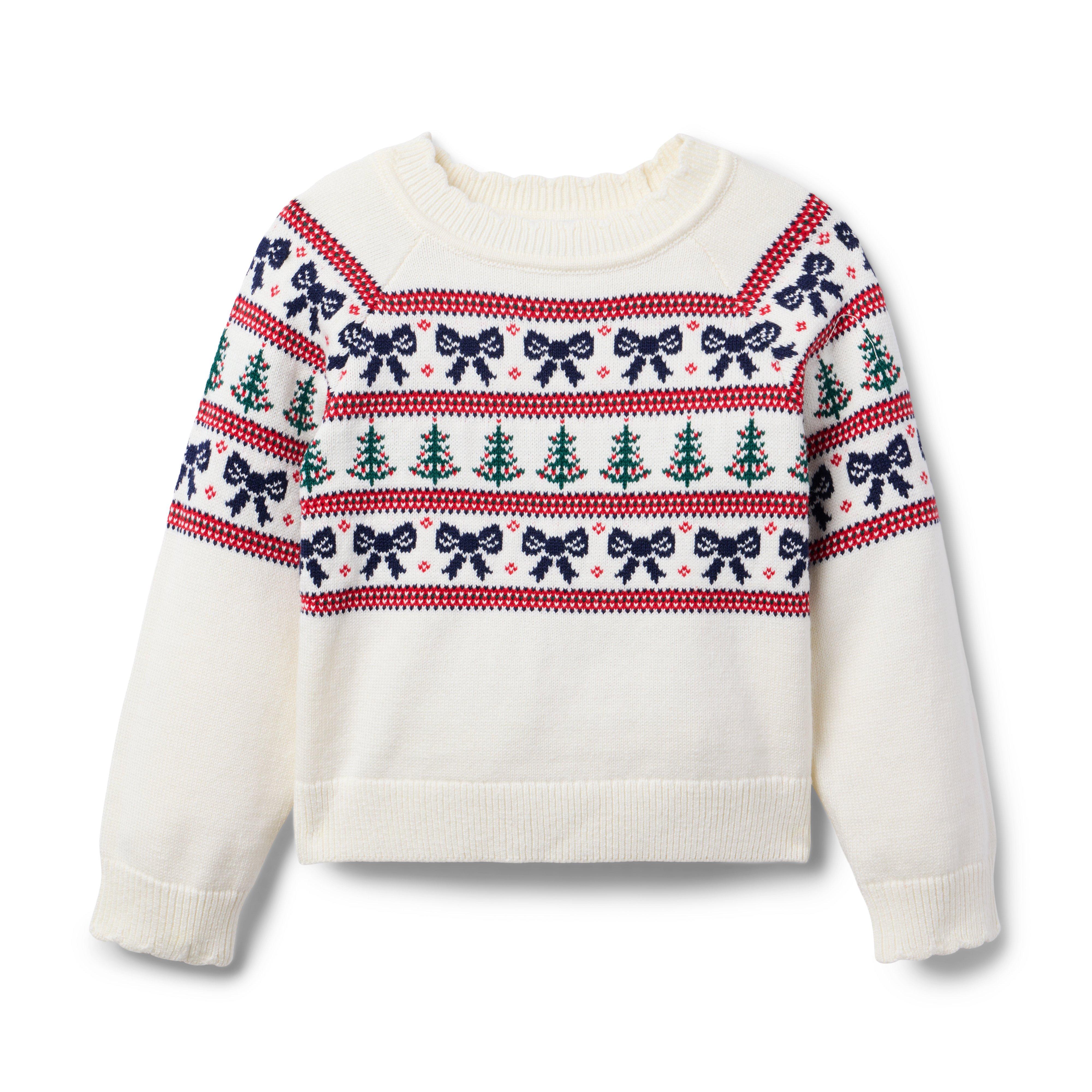 Janie and Jack The Holiday Fair Isle Sweater