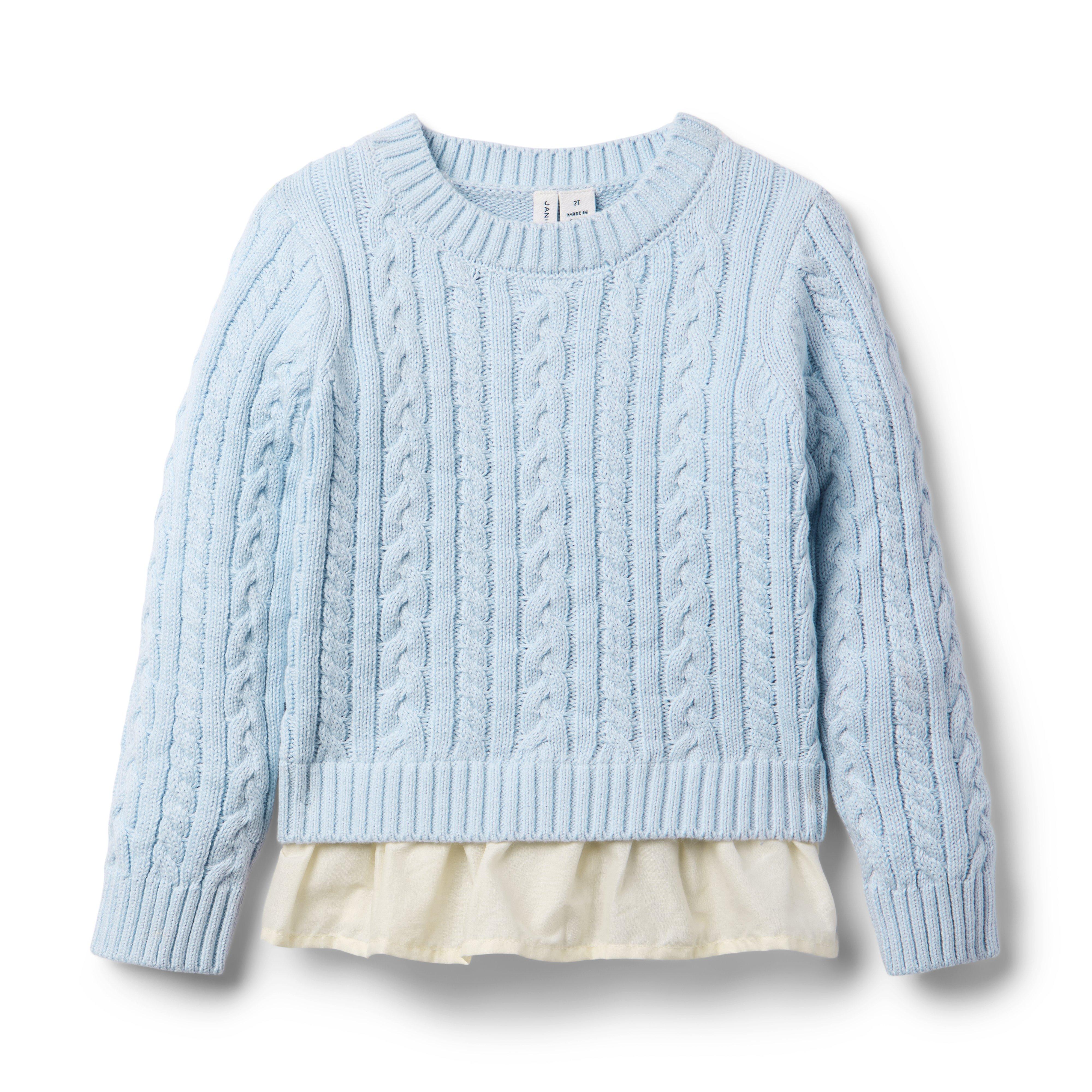 Janie and Jack Ruffle Hem Sweater