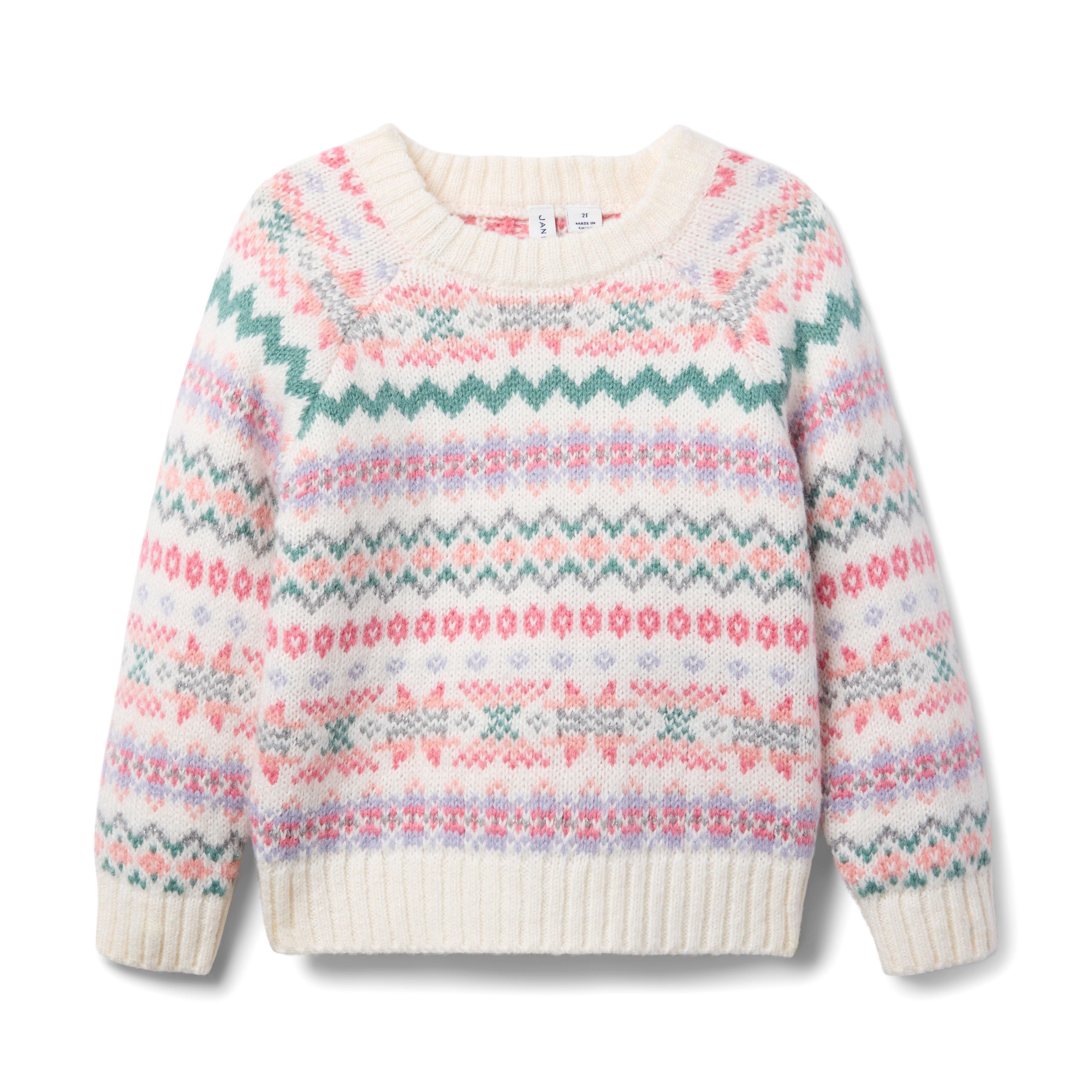 Janie and Jack Fair Isle Sweater