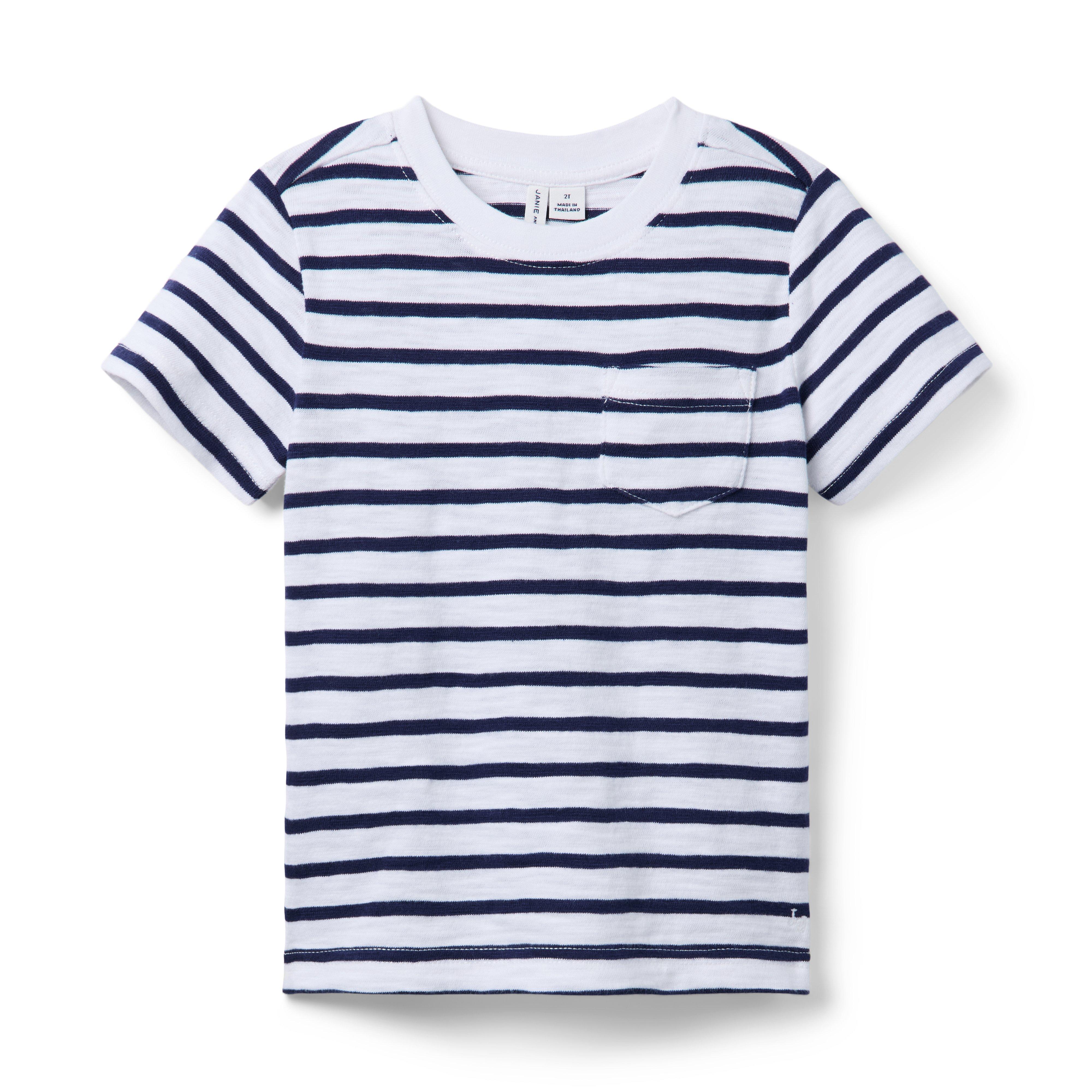 Janie and Jack The Striped Slub Tee