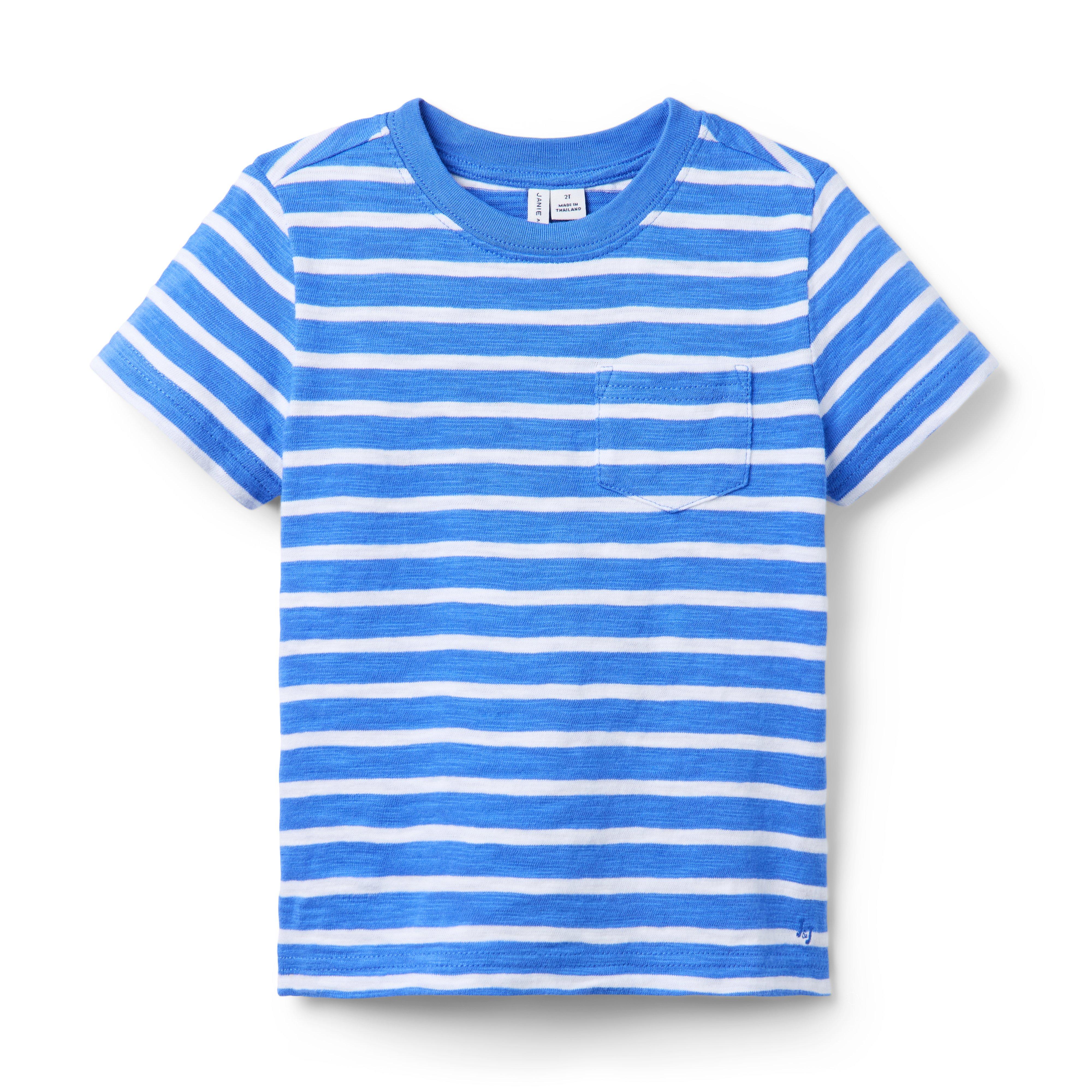 Janie and Jack The Striped Slub Tee