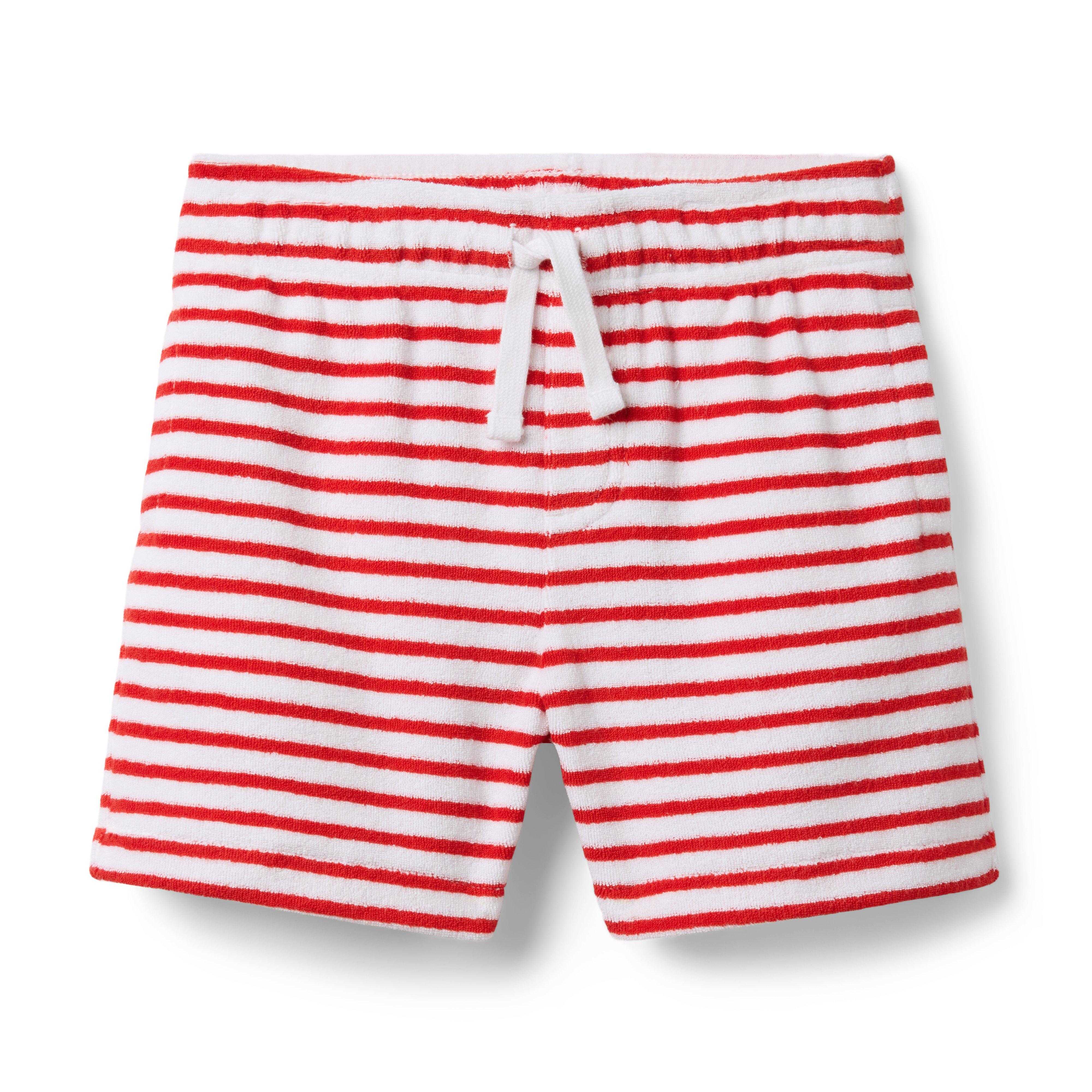 Janie and Jack Striped Terry Short