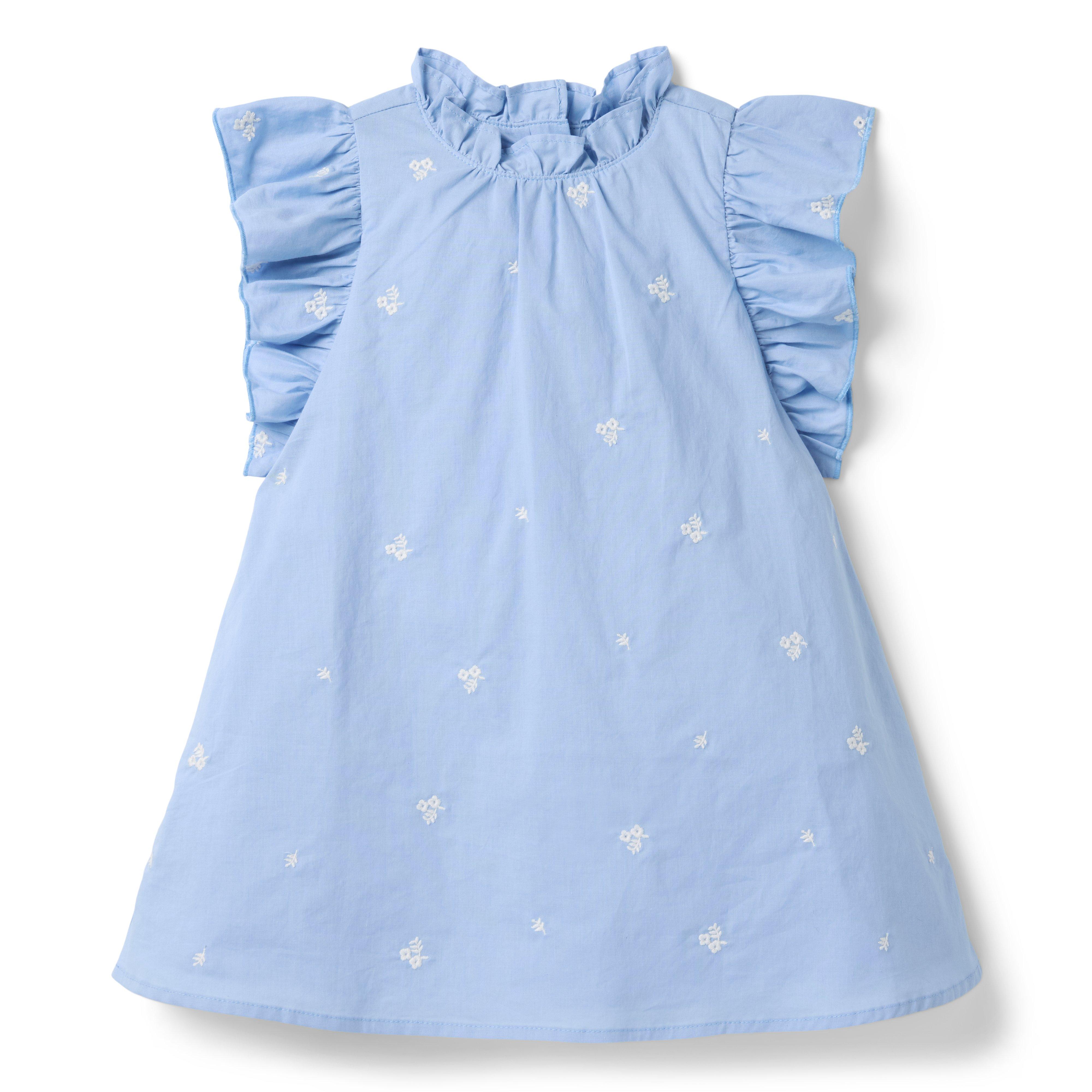 Janie and Jack Embroidered Floral Dress