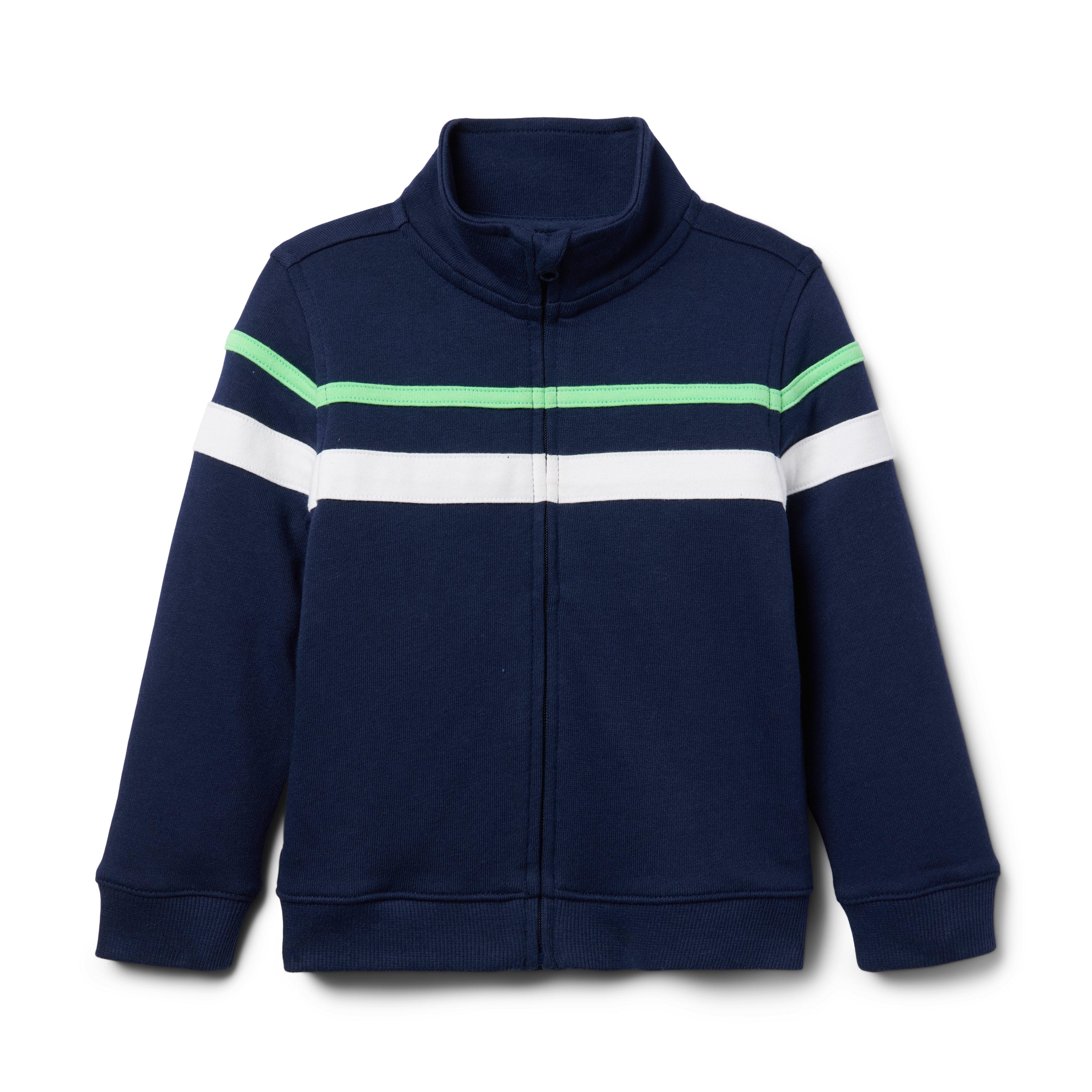 Janie and Jack The Stripe French Terry Jacket