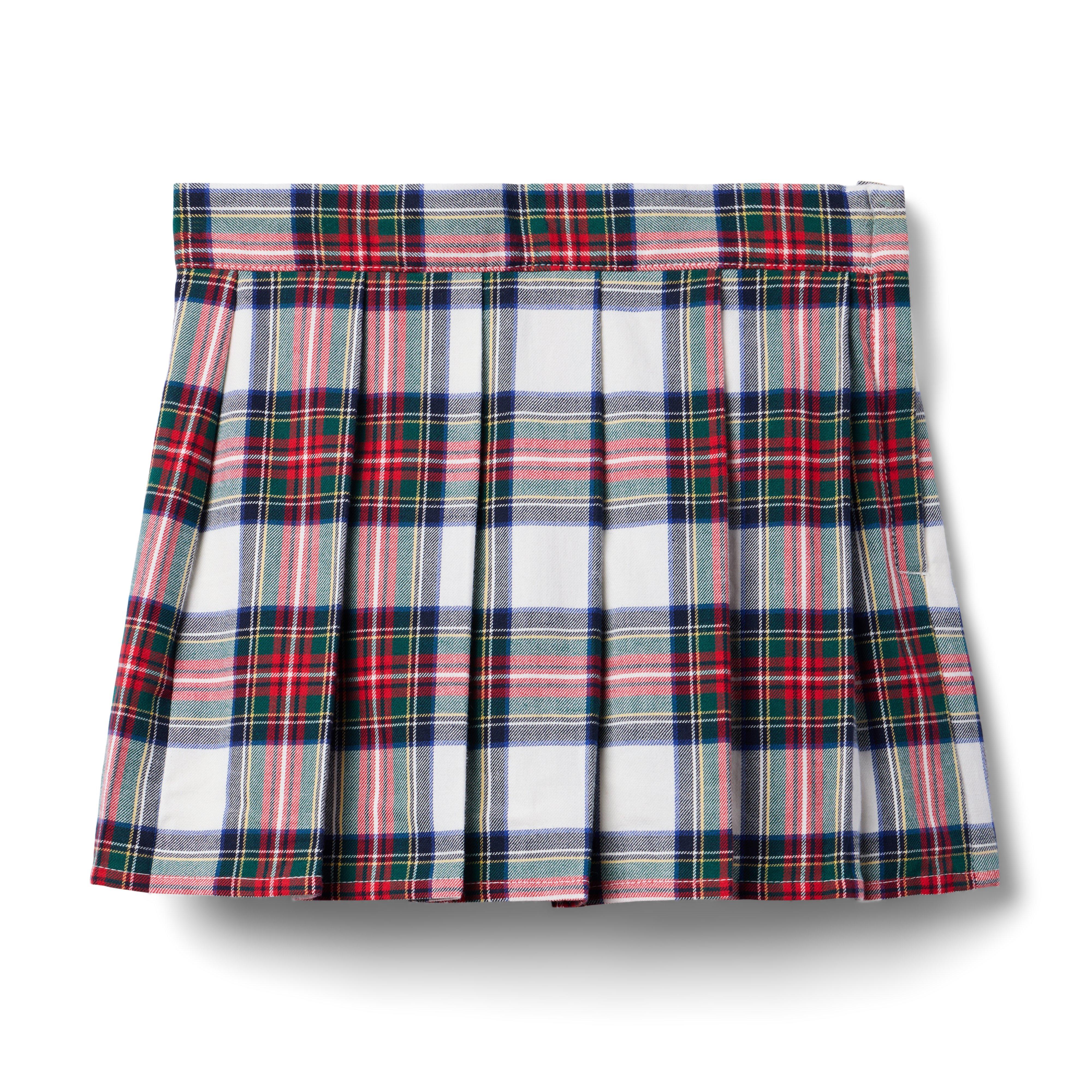 Janie and Jack Tartan Pleated Skirt