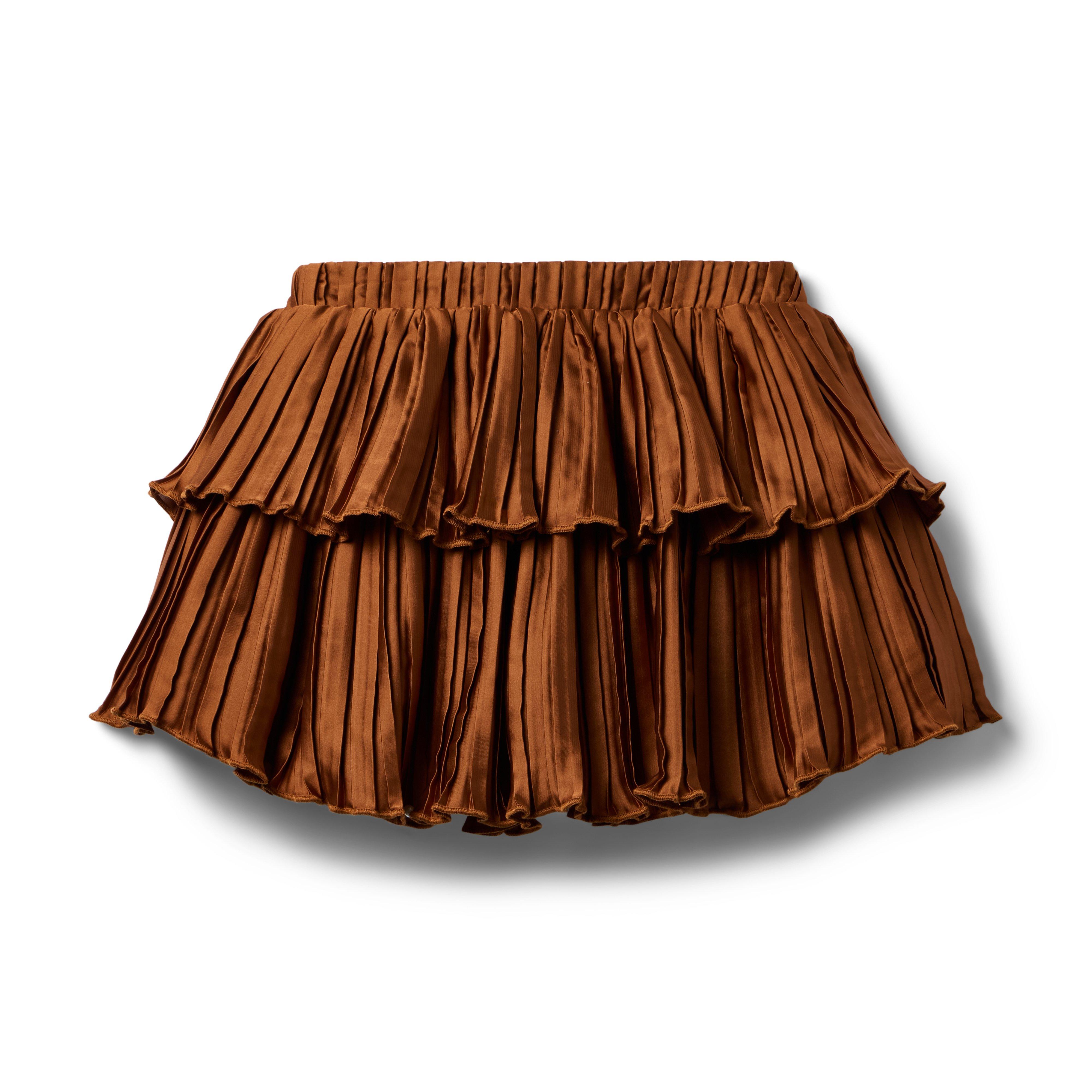 Janie and Jack Satin Pleated Skirt