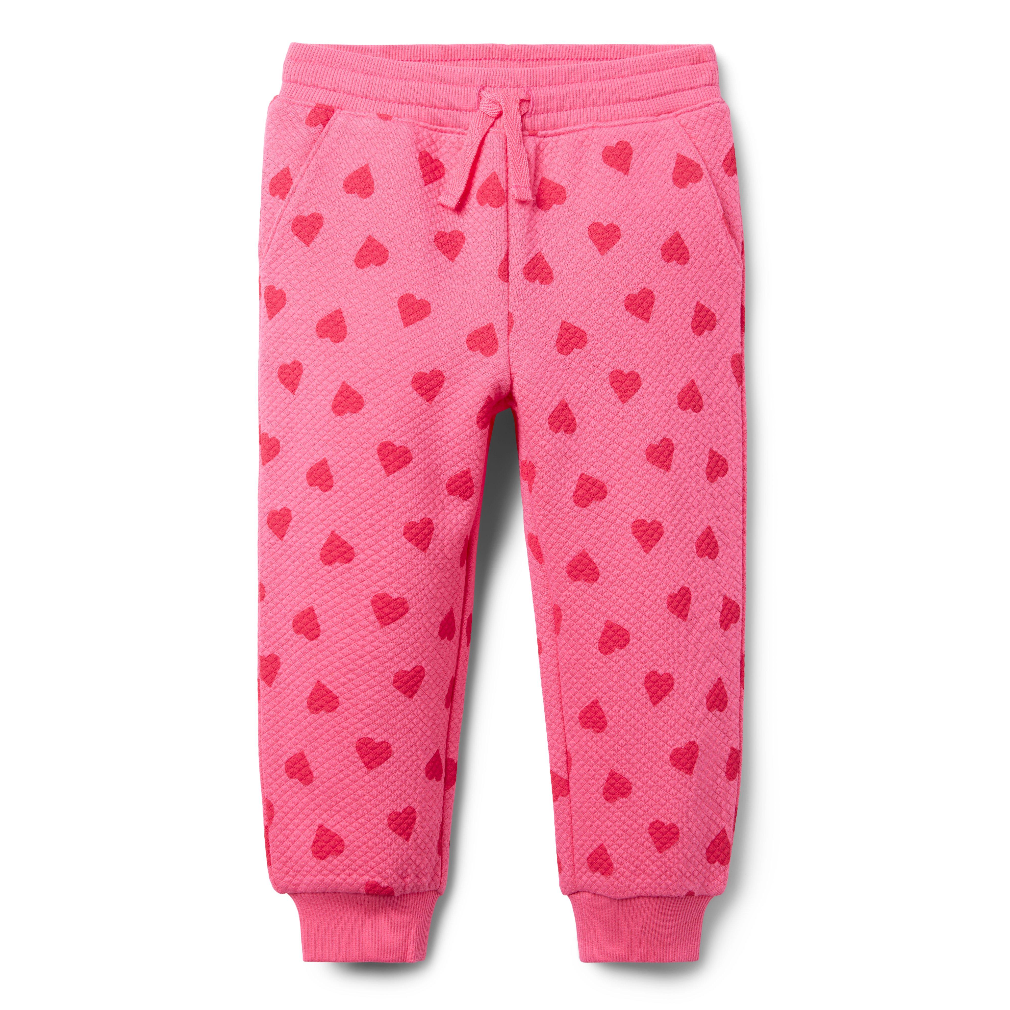 Janie and Jack Heart Quilted Jogger