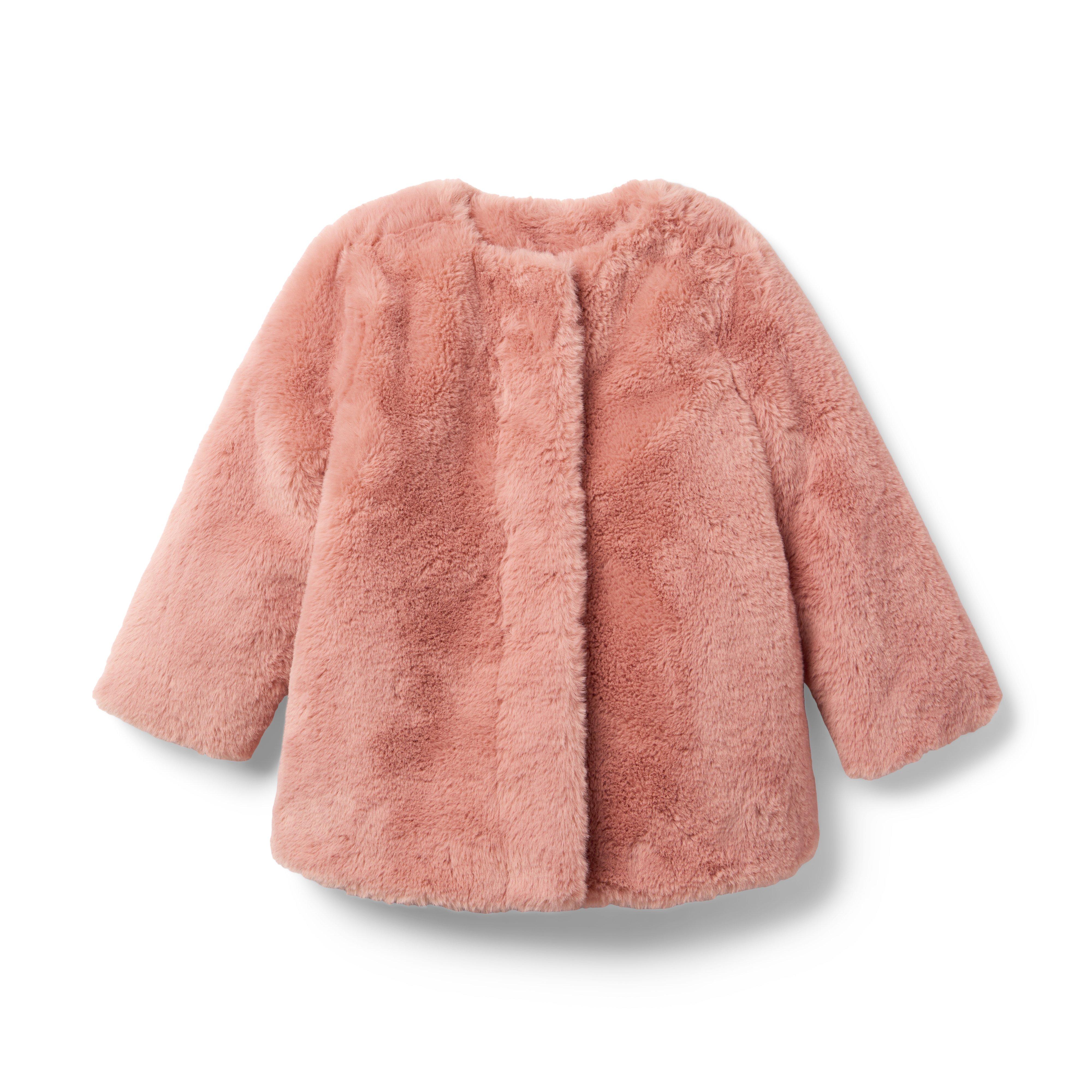 Janie and Jack The Front Row Faux Fur Jacket