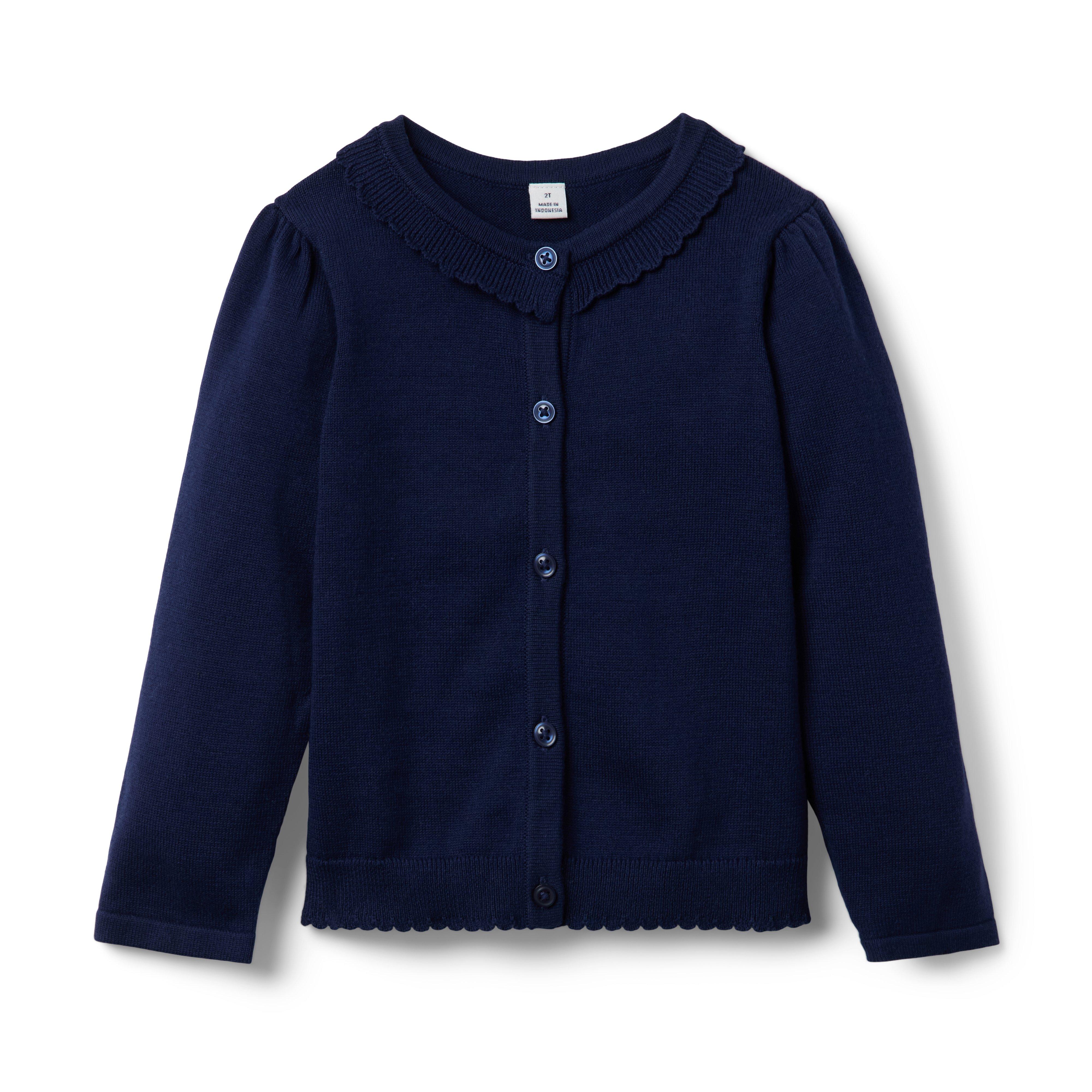 Janie and Jack The Scallop Trim Cardigan