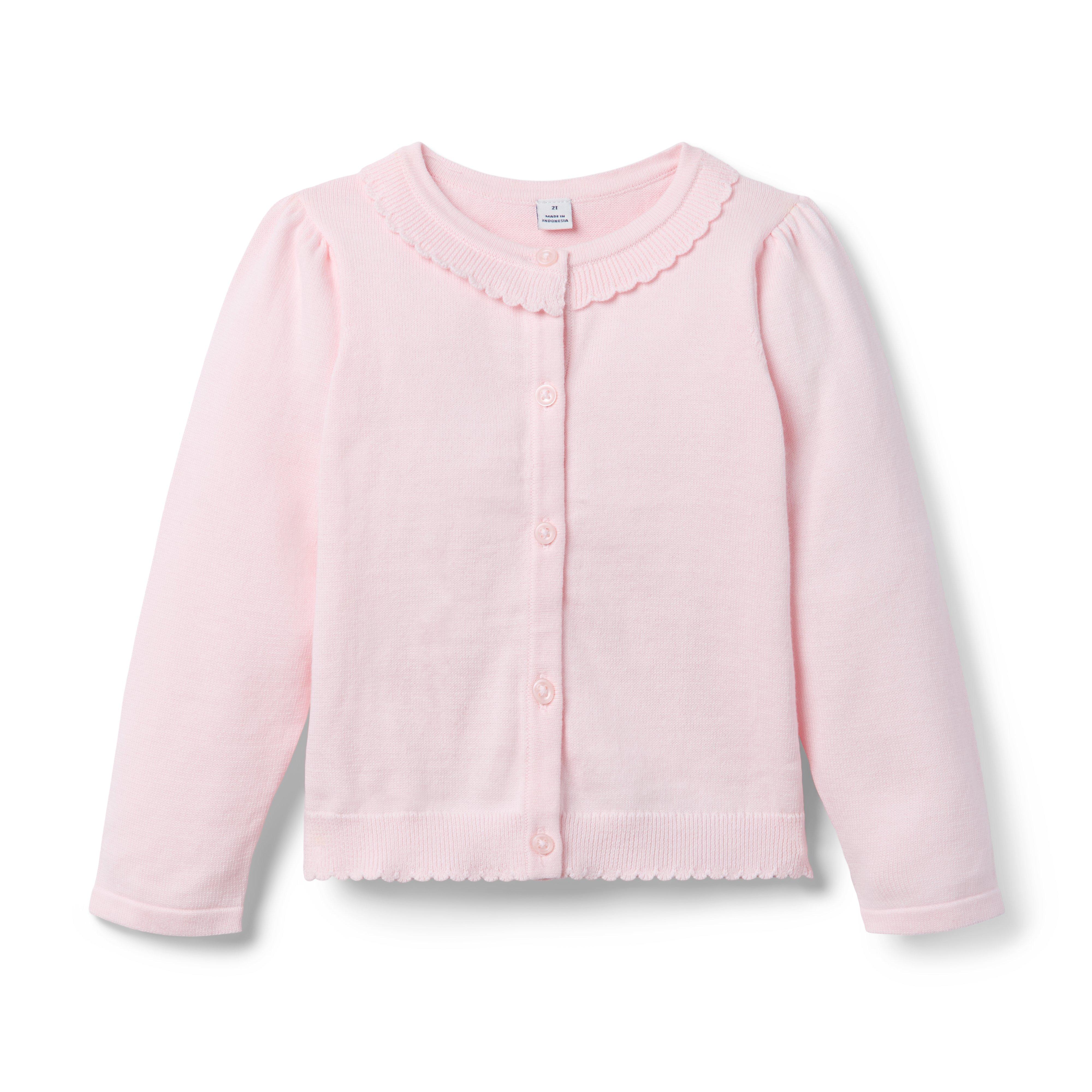Janie and Jack The Scallop Trim Cardigan