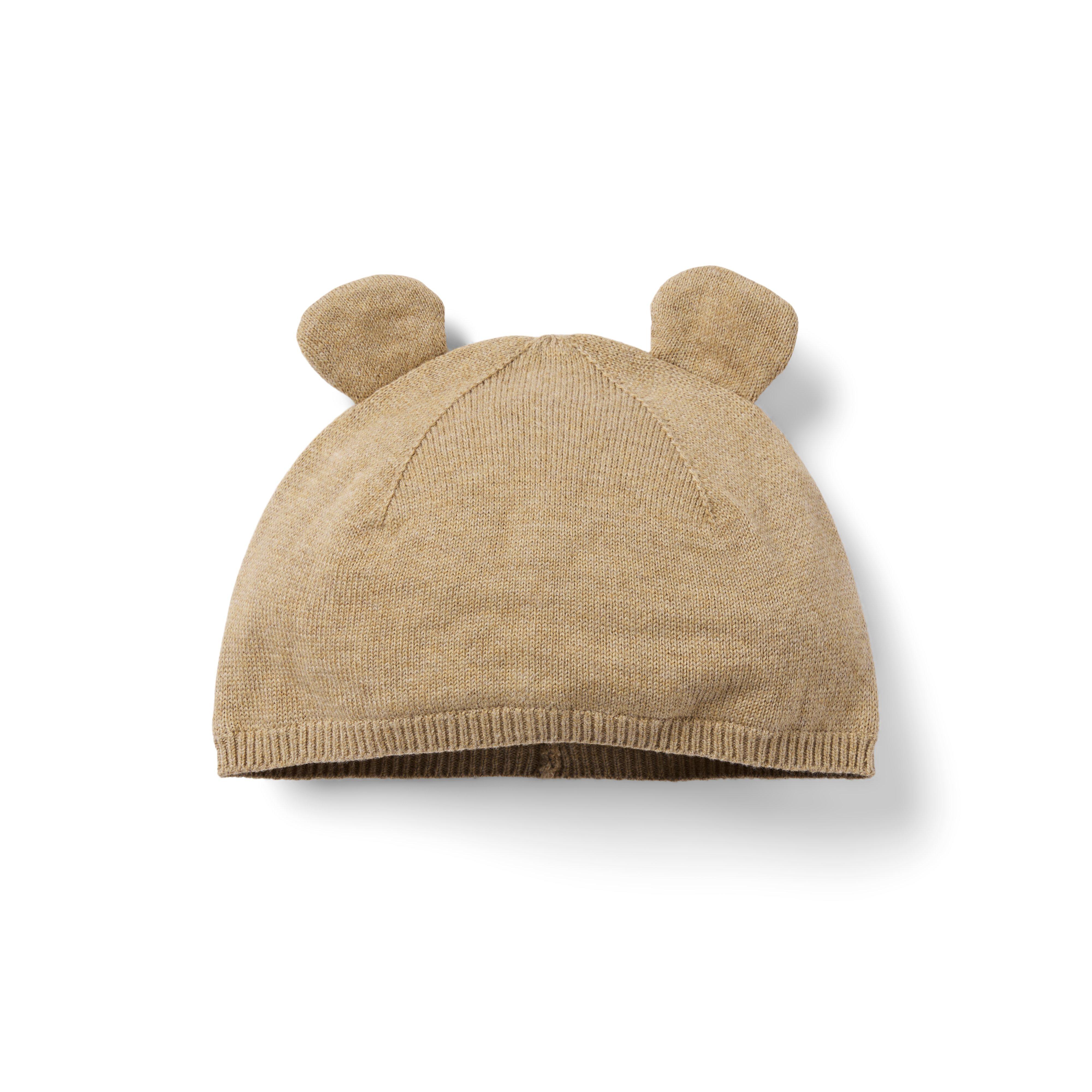 Janie and Jack Baby Bear Ear Knit Beanie