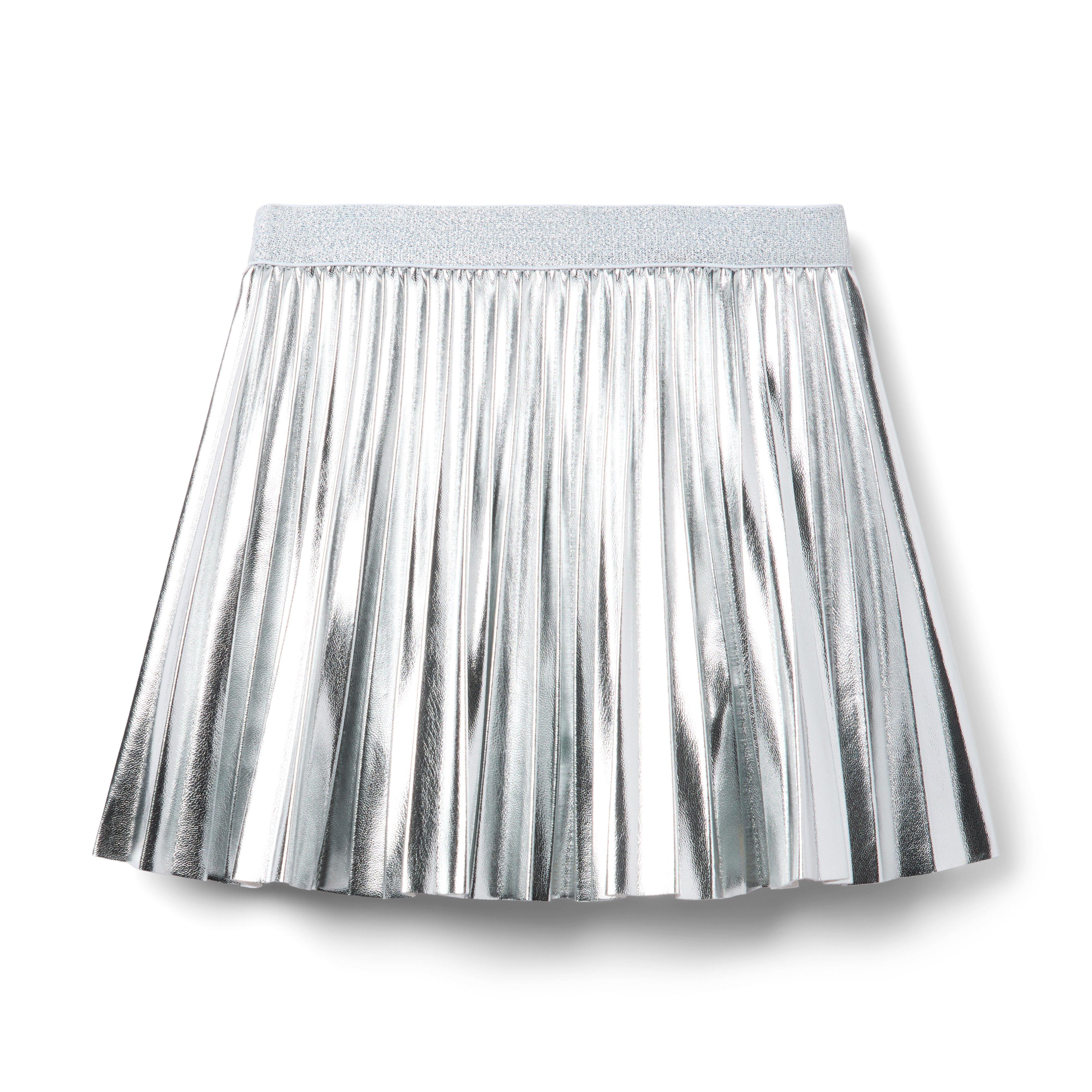 Janie and Jack Metallic Pleated Skirt