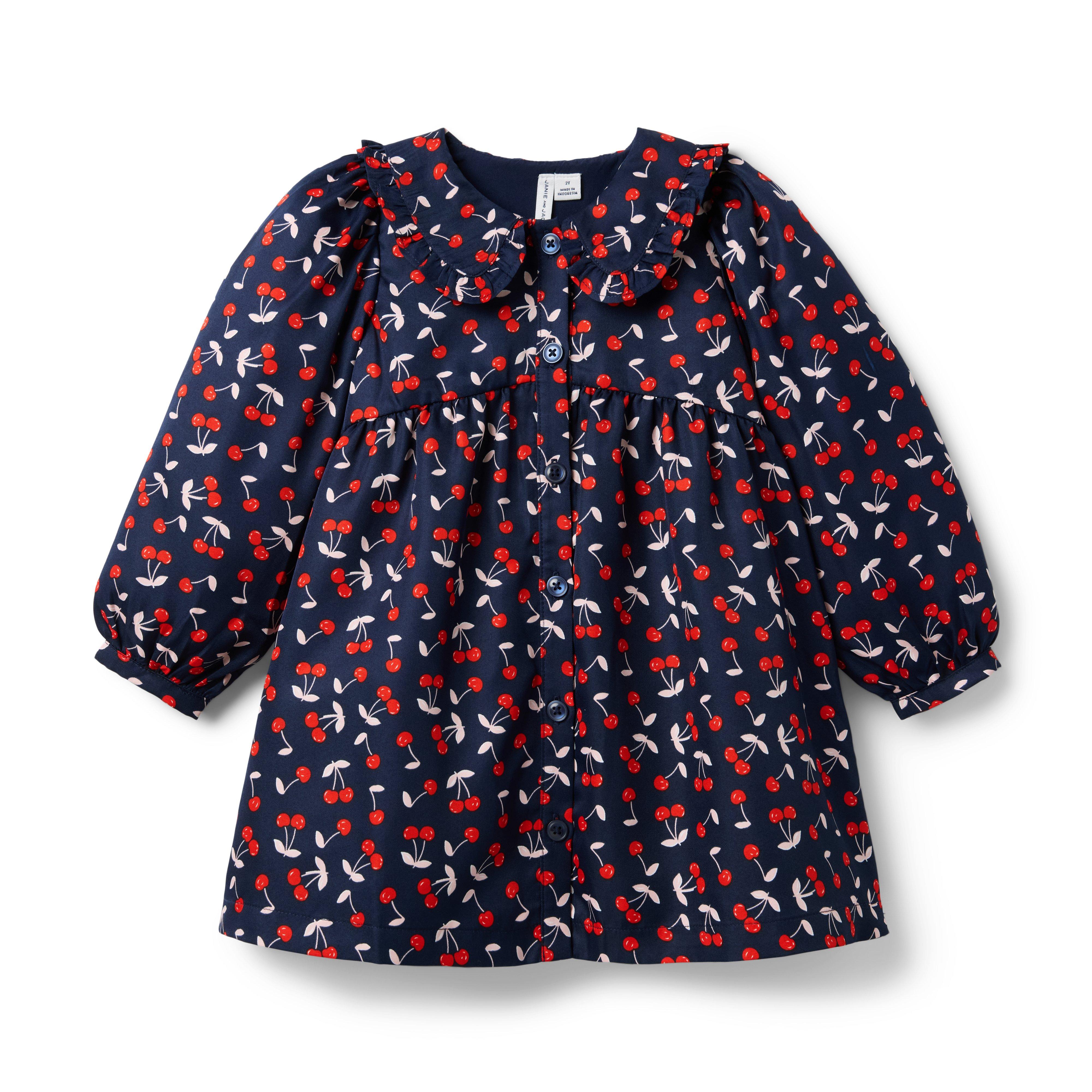 Janie and Jack The Cherry Collared Dress