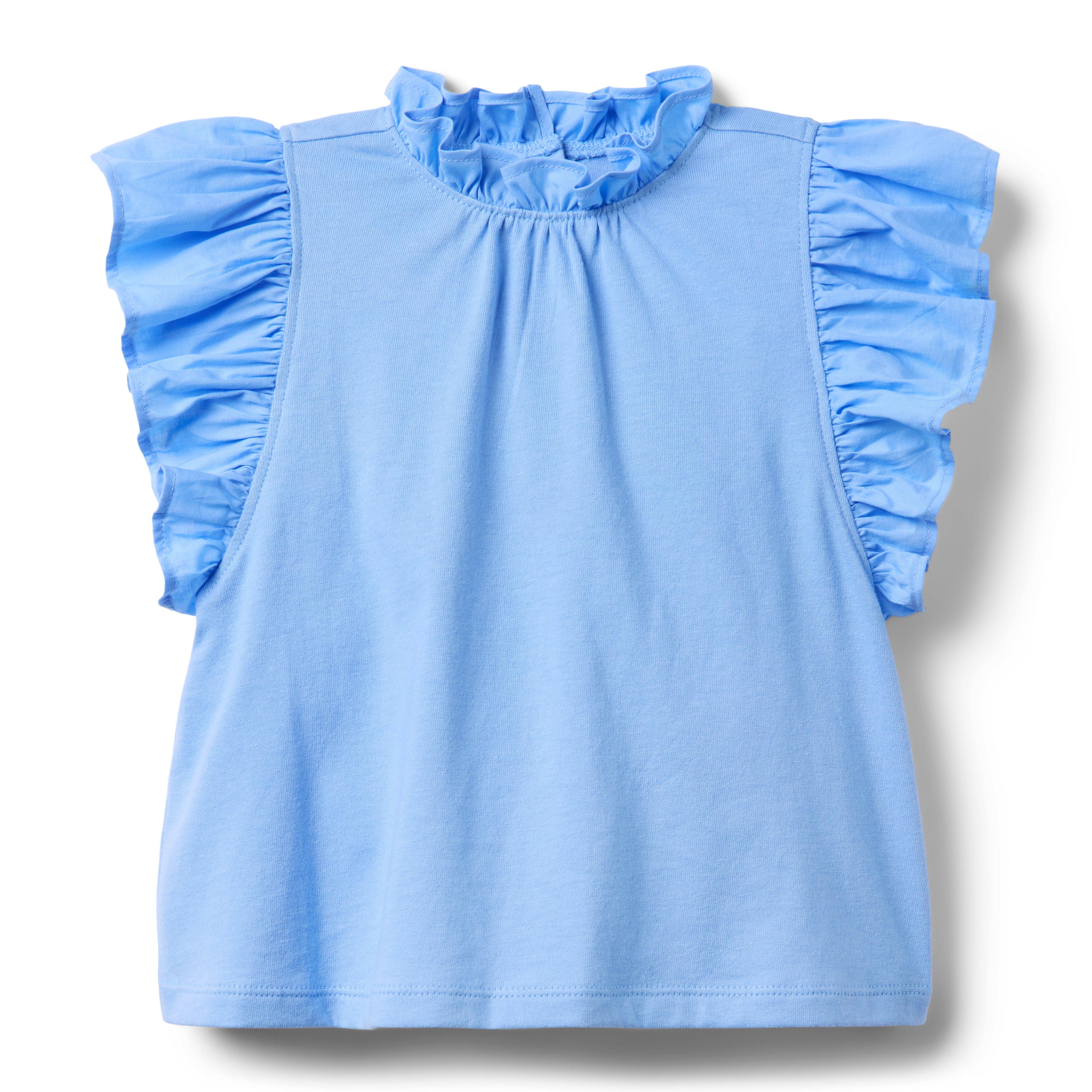 Janie and Jack Ruffle Sleeve Top