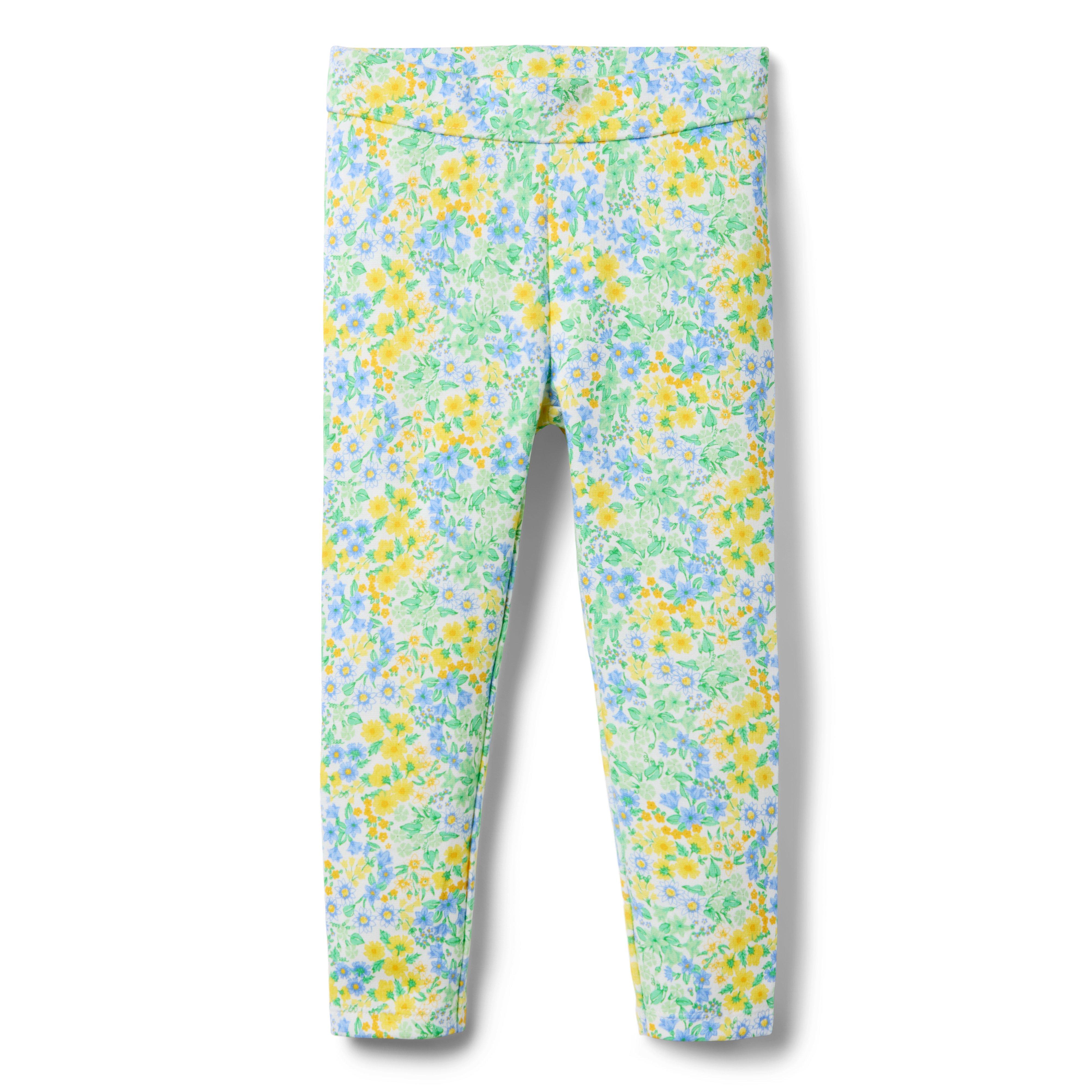 Janie and Jack Ditsy Floral Ponte Pant