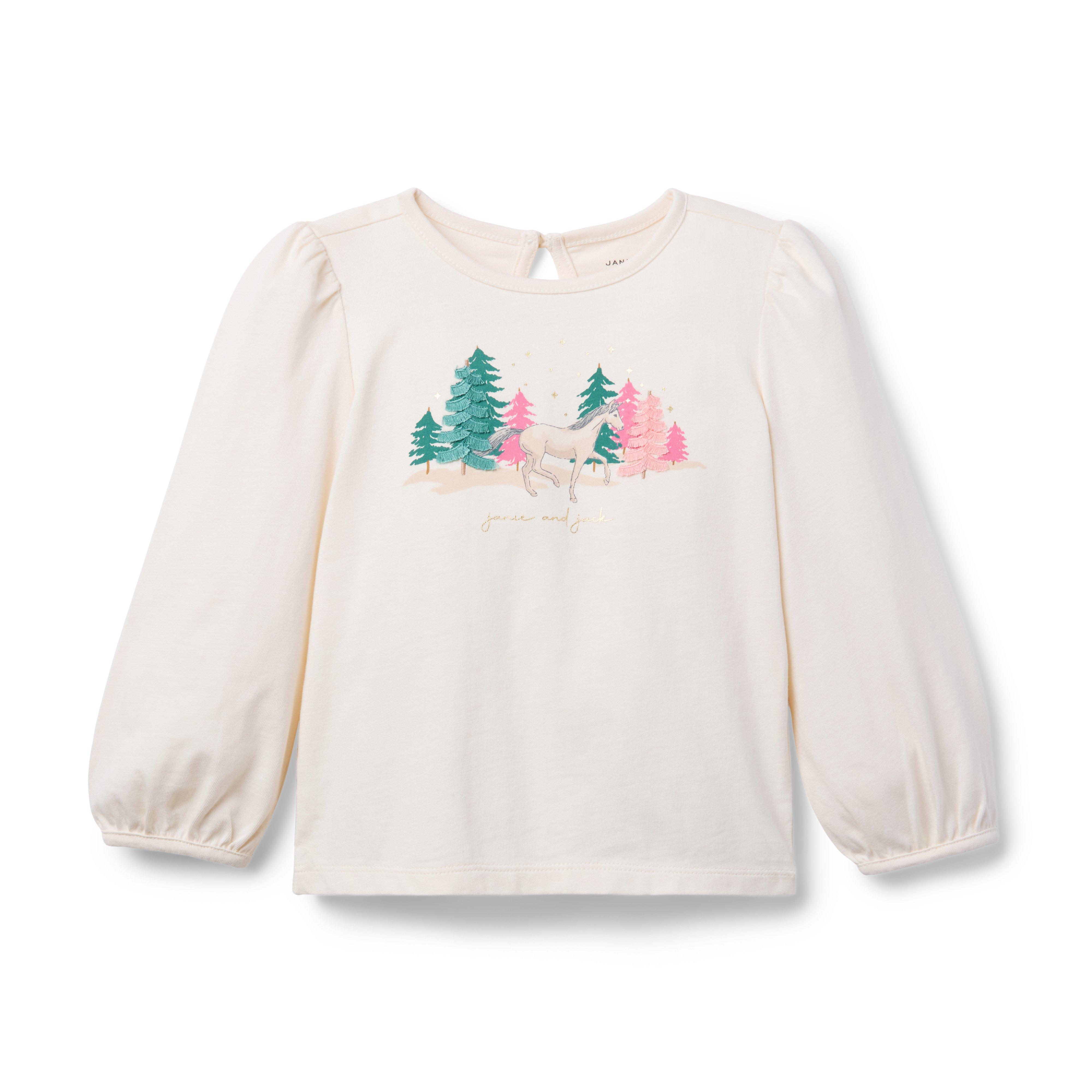 Janie and Jack Unicorn Tee