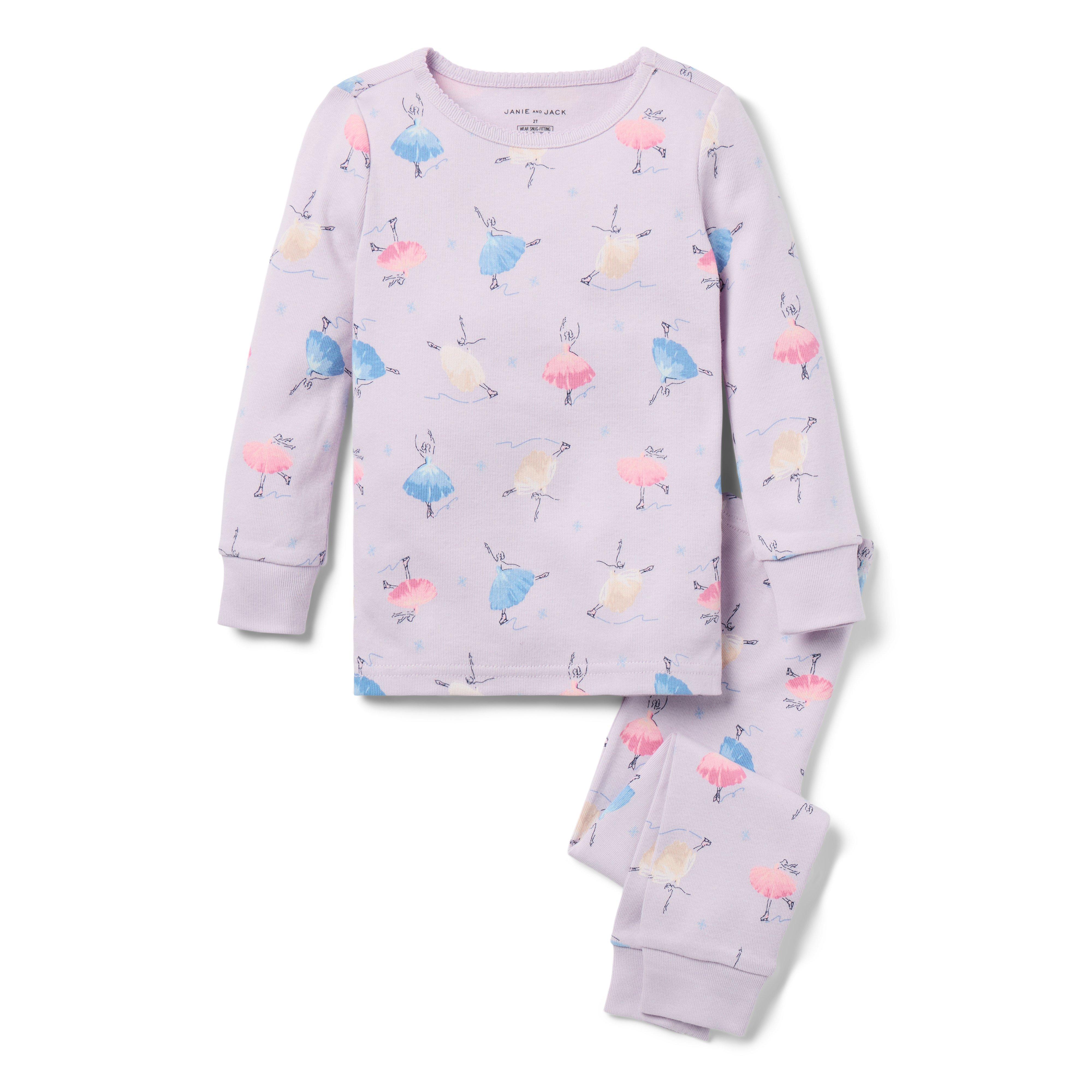 Janie and Jack Good Night Pajama In Ice Skater