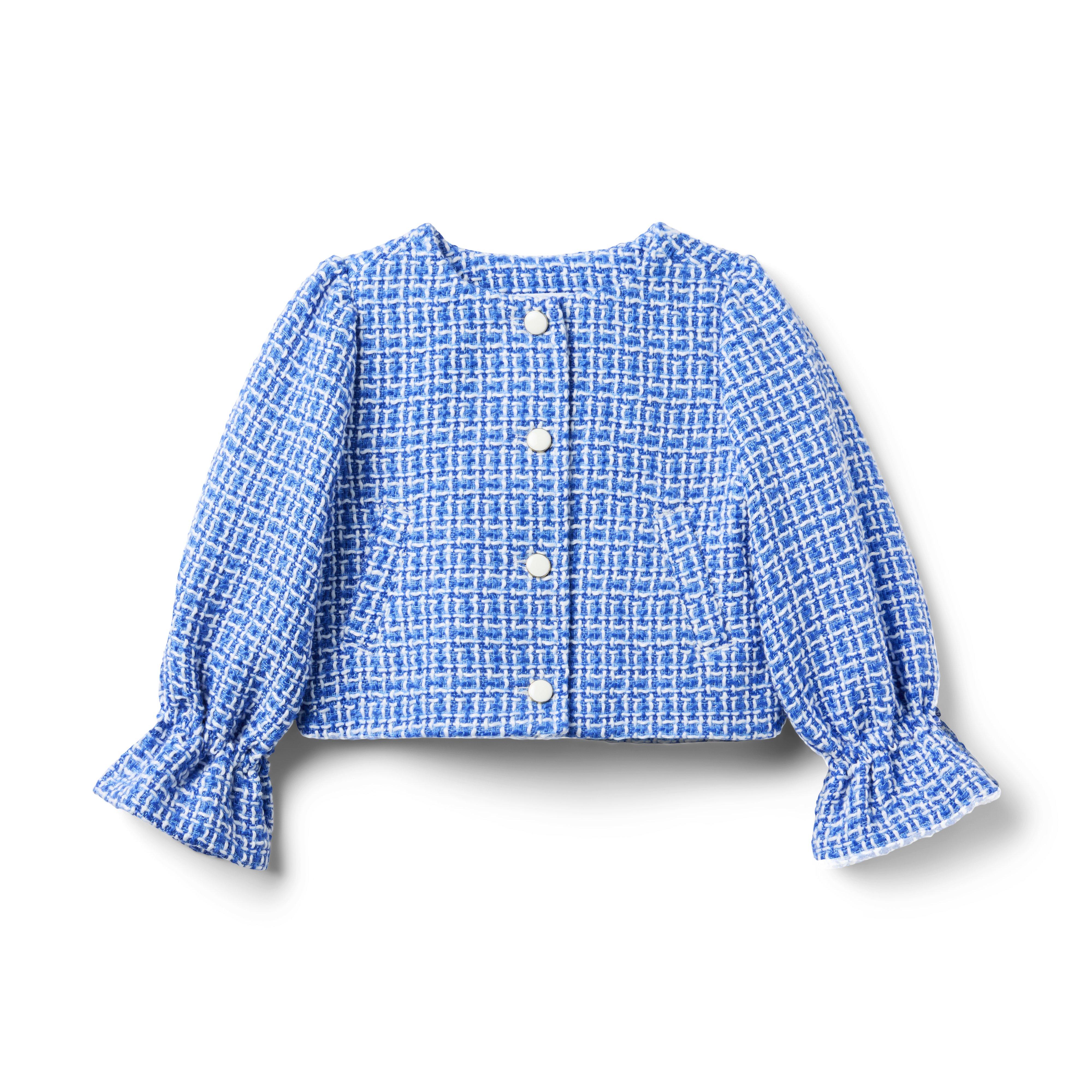 Janie and Jack Tweed Ruffle Cuff Jacket