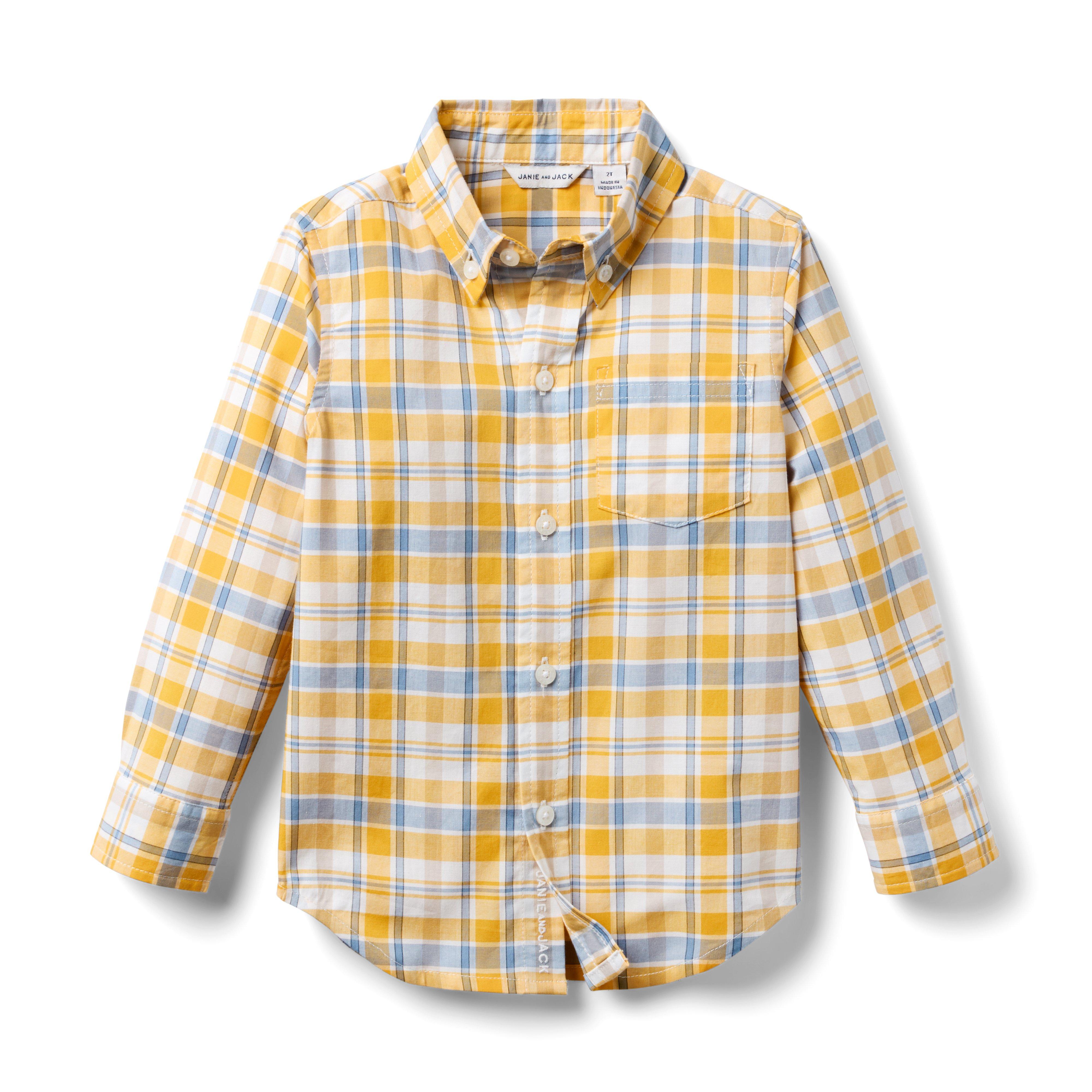 Janie and Jack The Madras Plaid Shirt