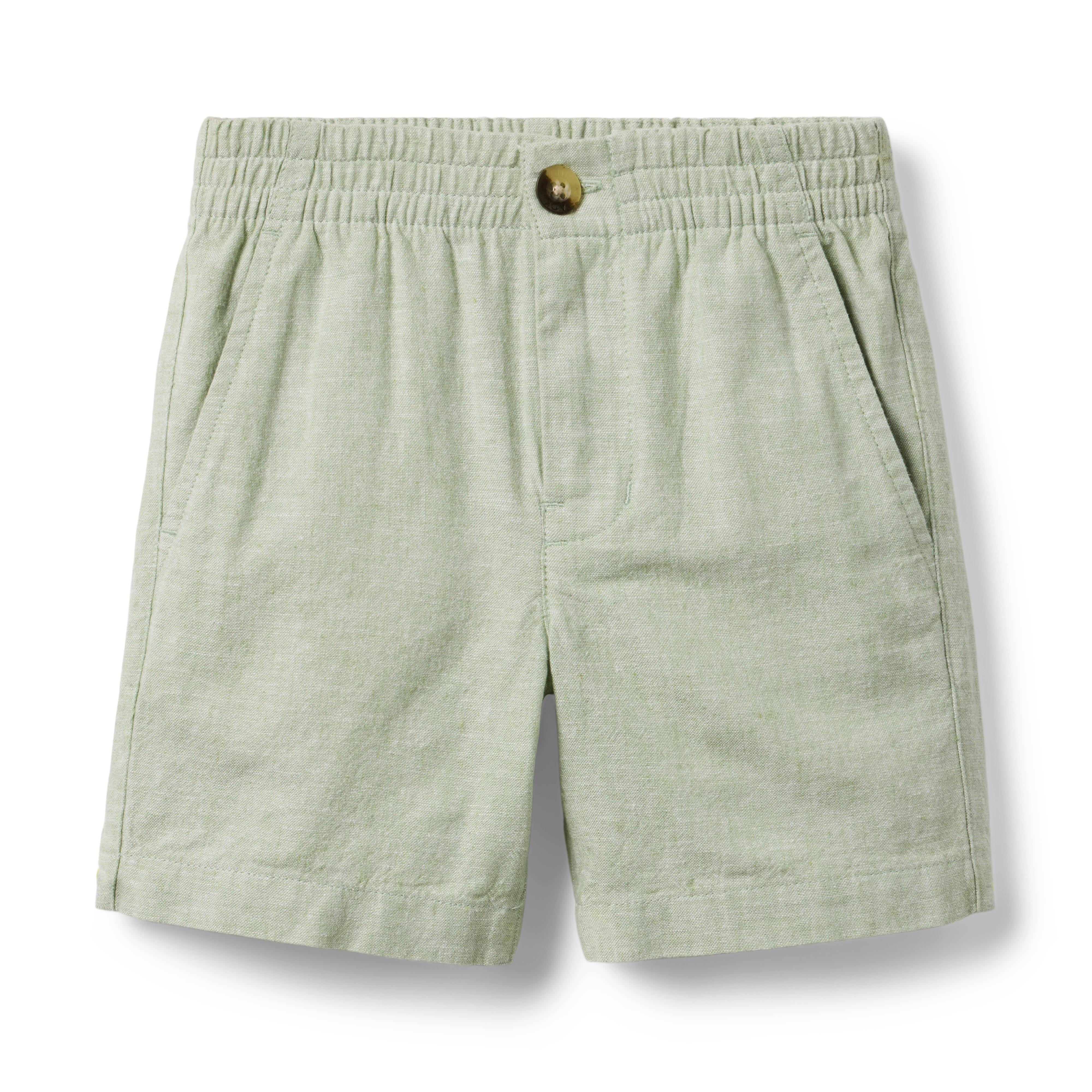 Janie and Jack Linen-Cotton Pull-On Short
