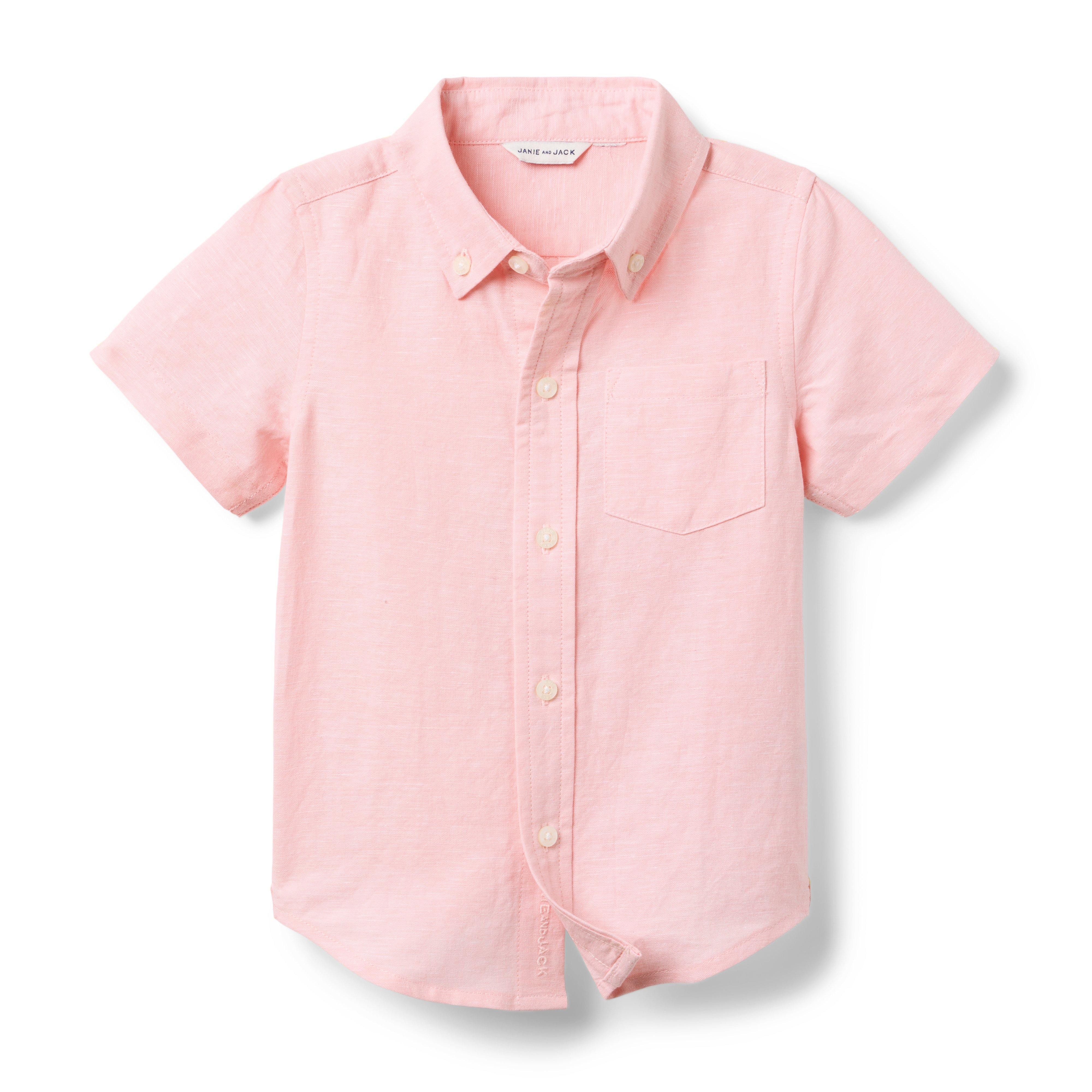 Janie and Jack Linen-Cotton Shirt