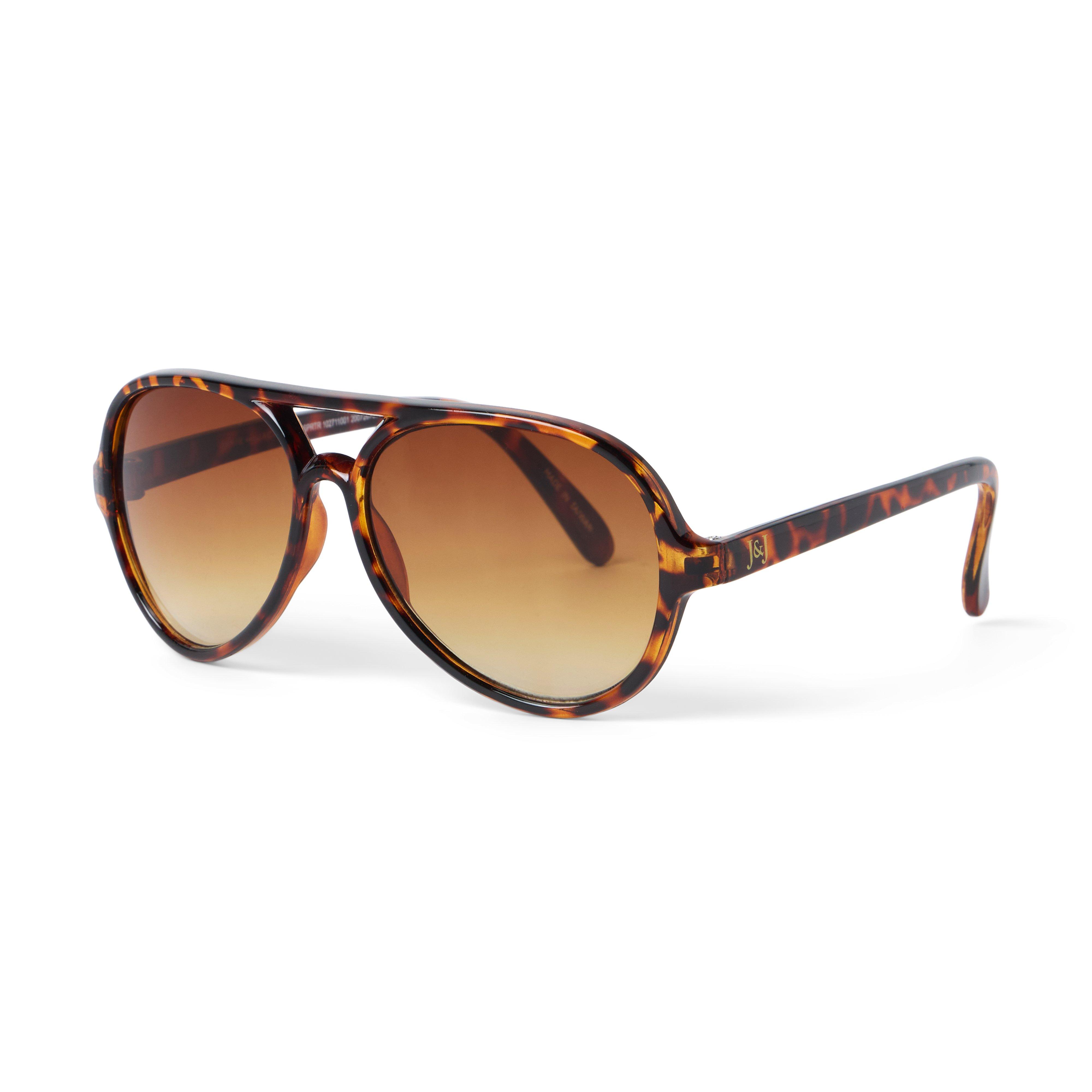 Janie and Jack Tortoise Aviator Sunglasses