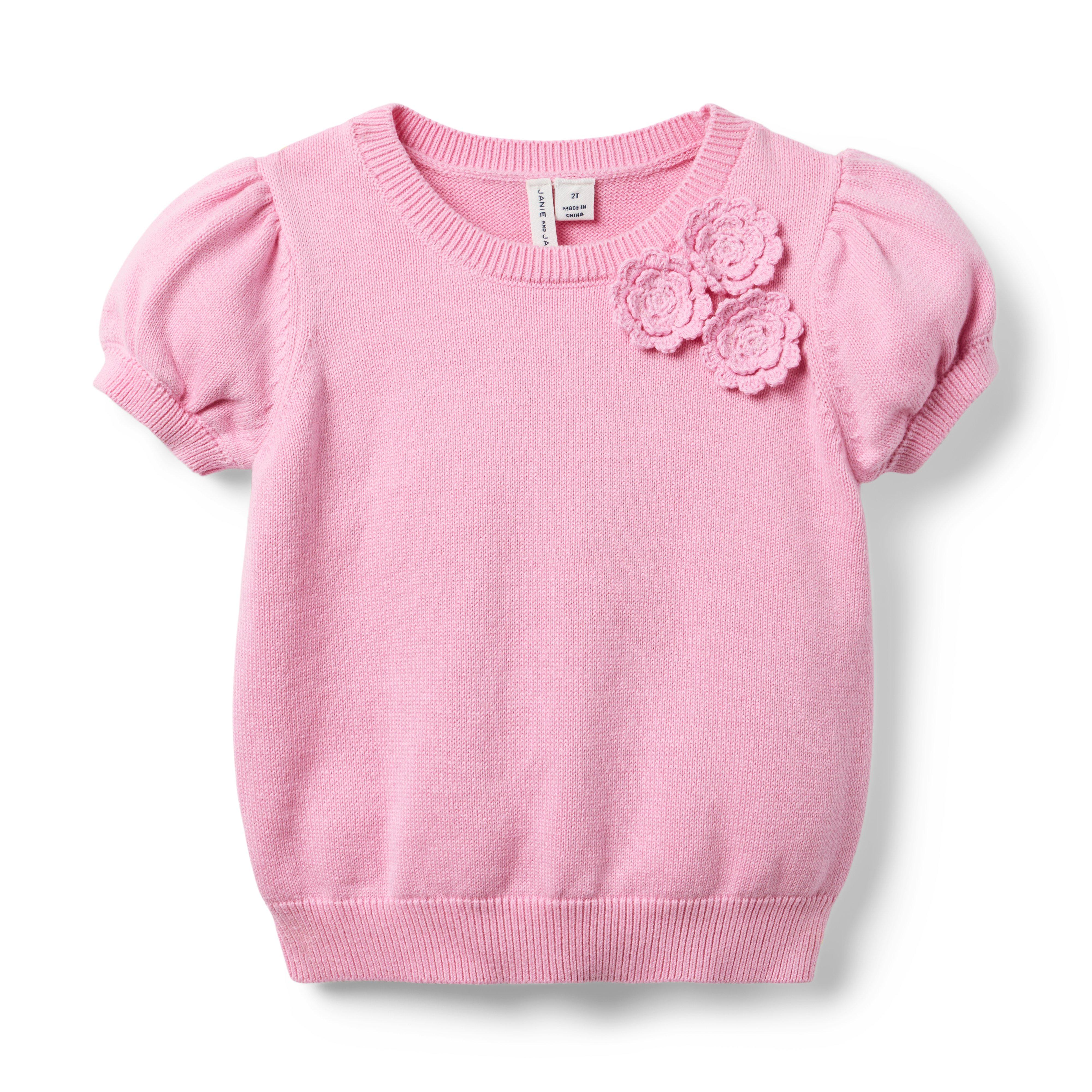 Janie and Jack Rosette Sweater Top