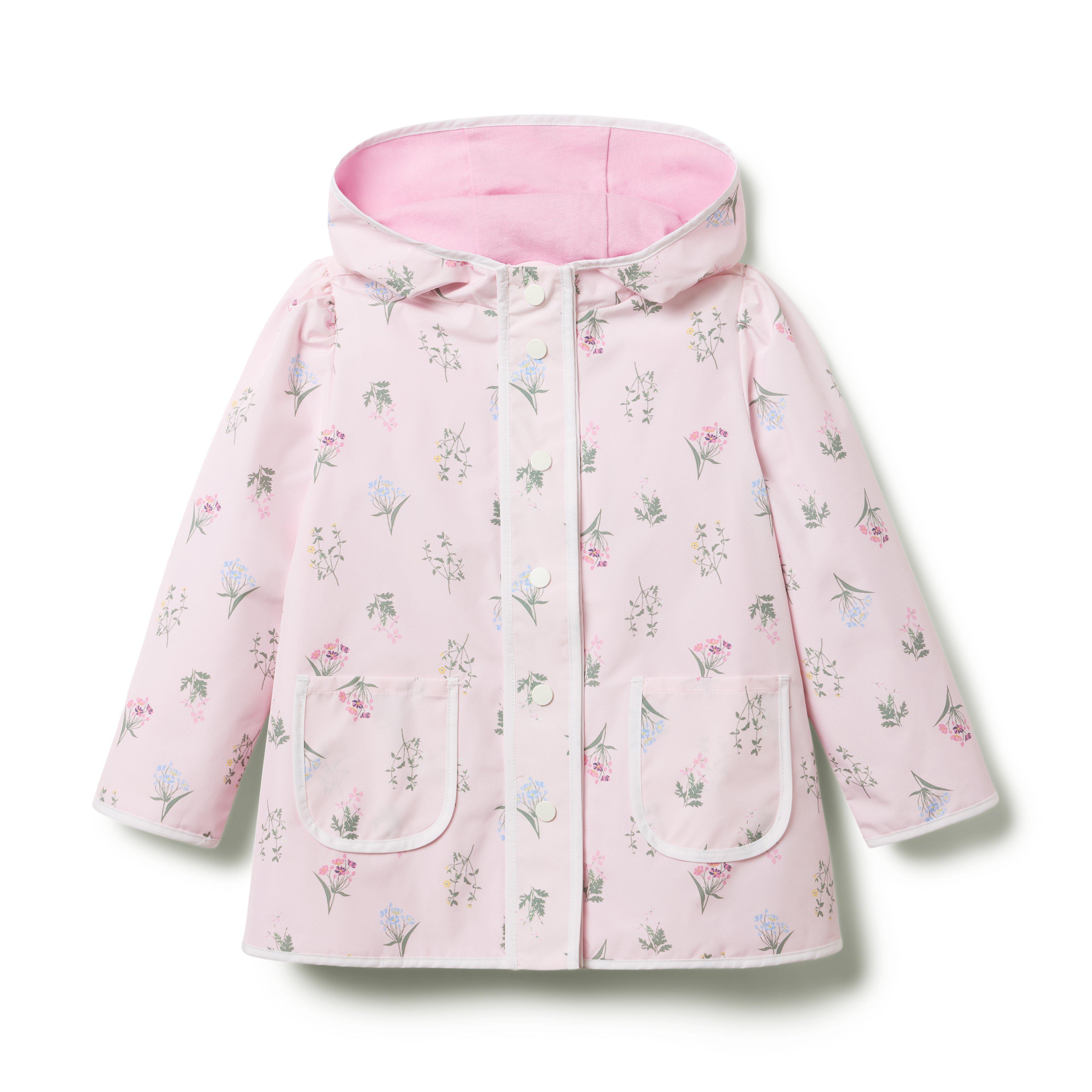 Janie and Jack The Classic Floral Raincoat