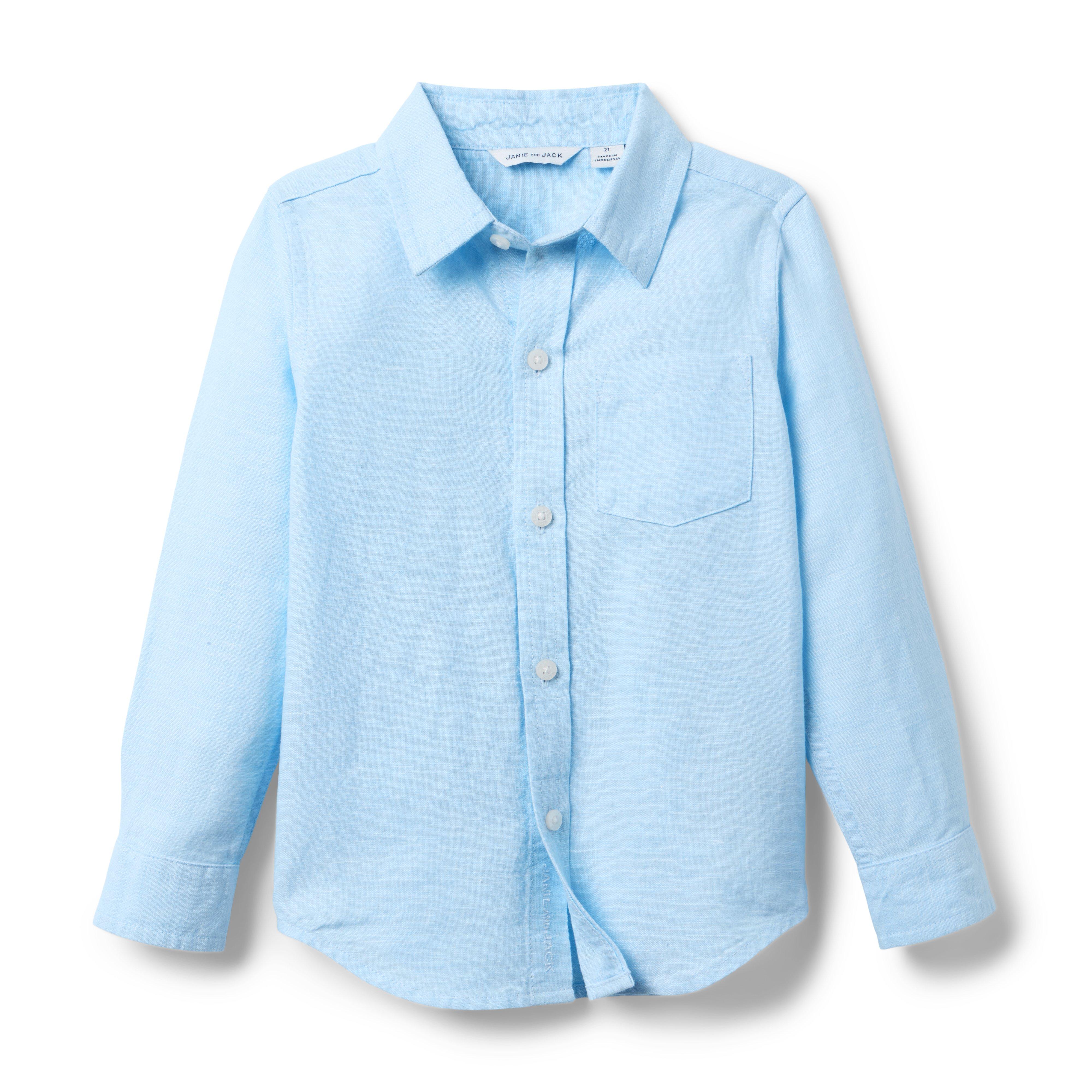 Janie and Jack The Linen-Cotton Shirt