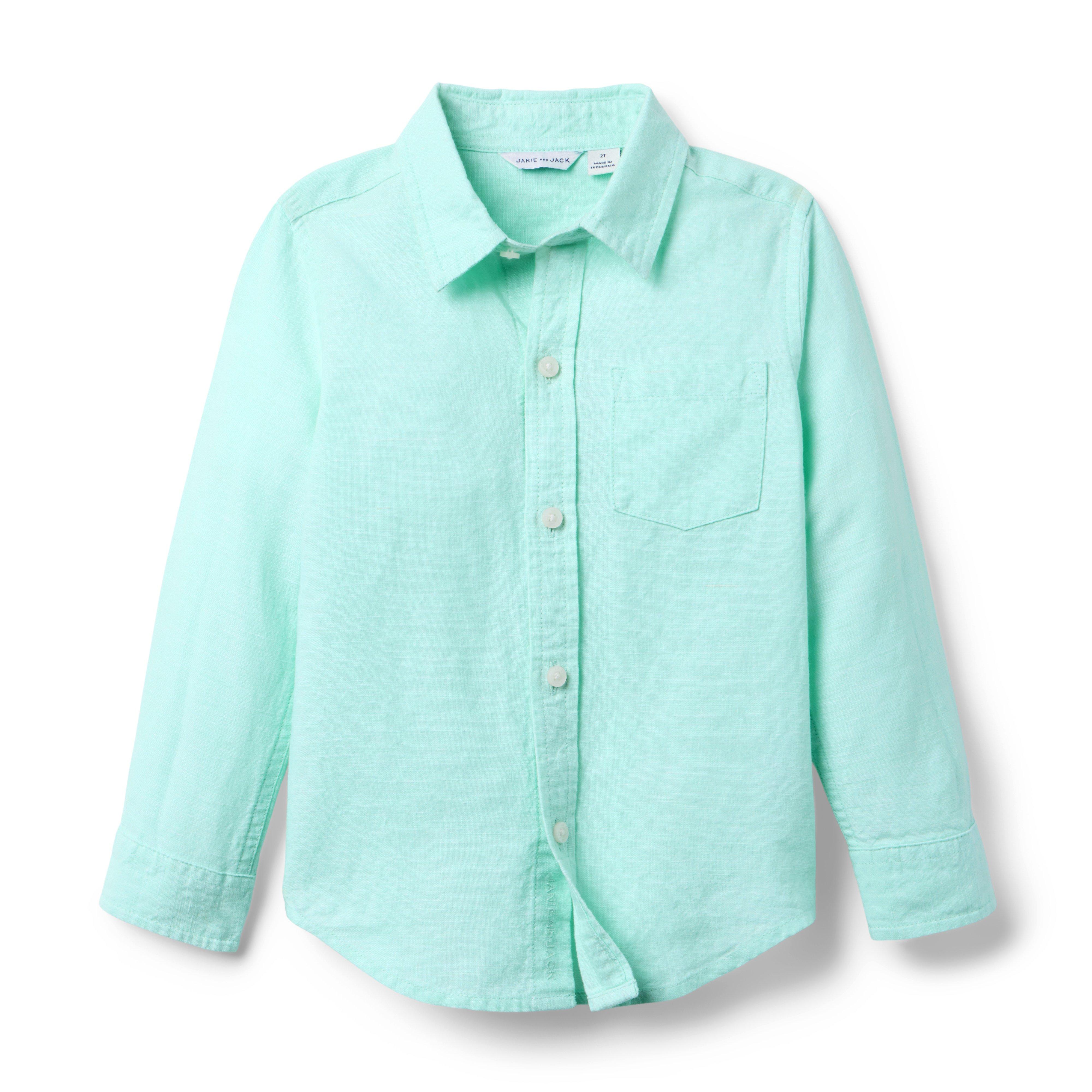 Janie and Jack The Linen-Cotton Shirt