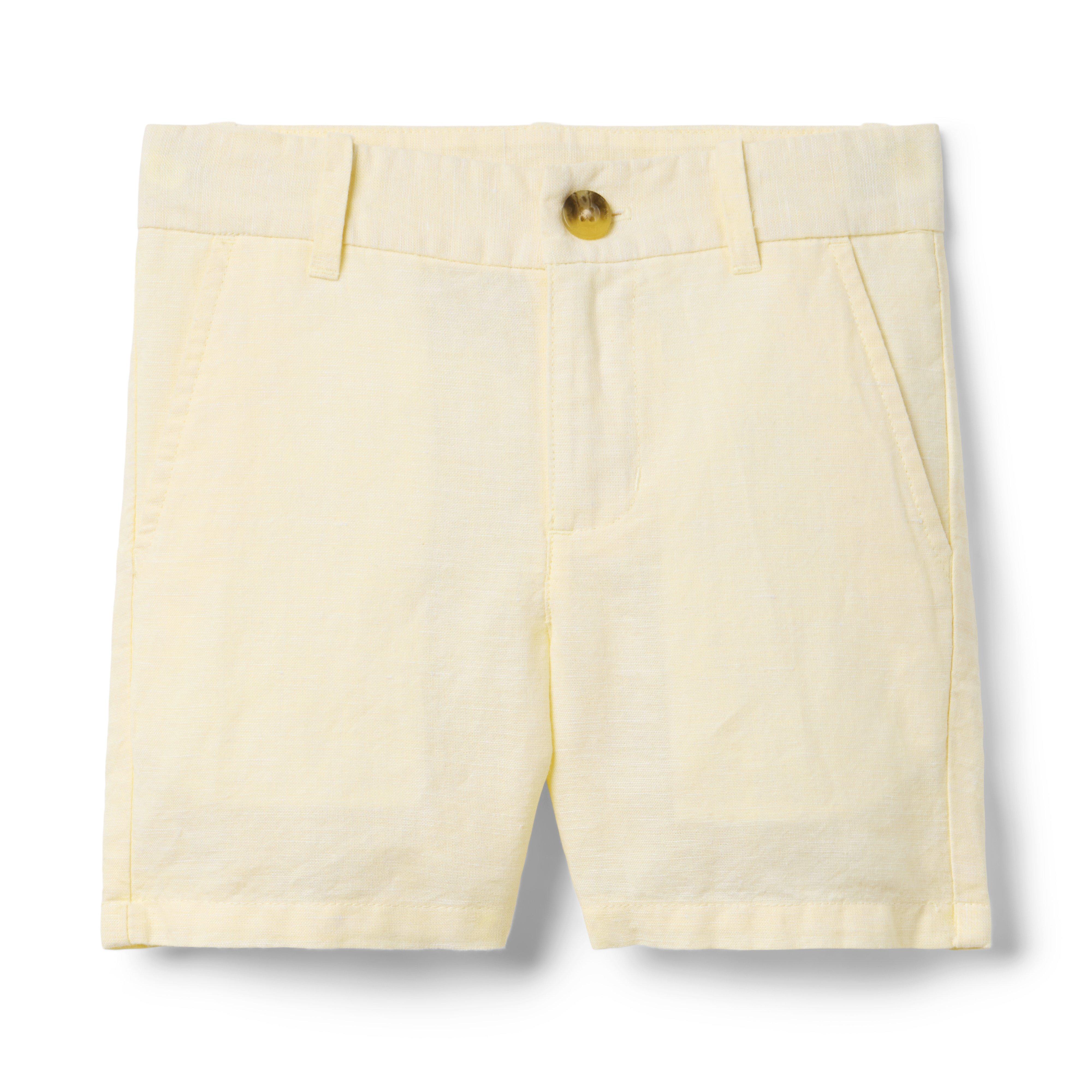 Janie and Jack Linen-Cotton Short
