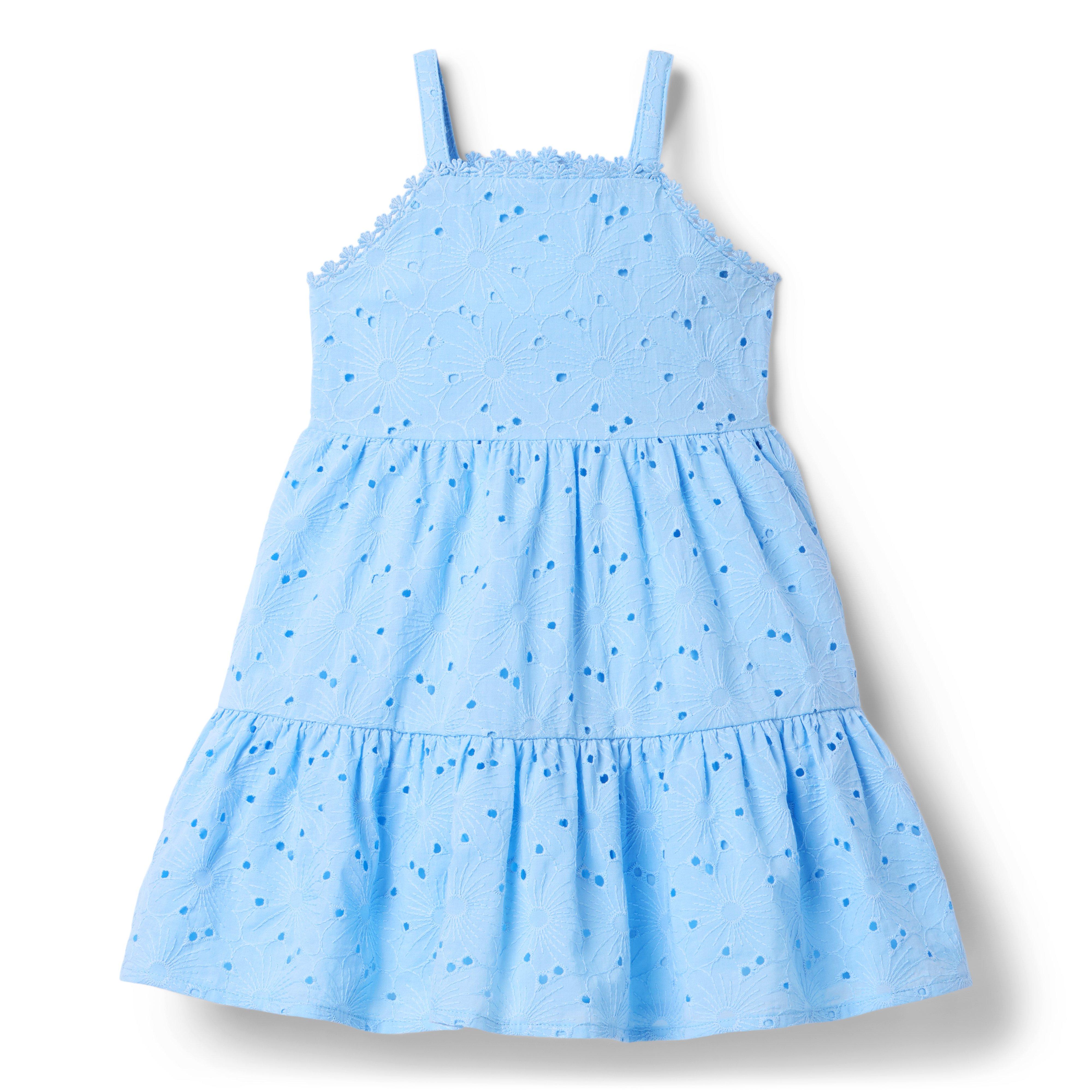 Janie and Jack The Floral Eyelet Dress
