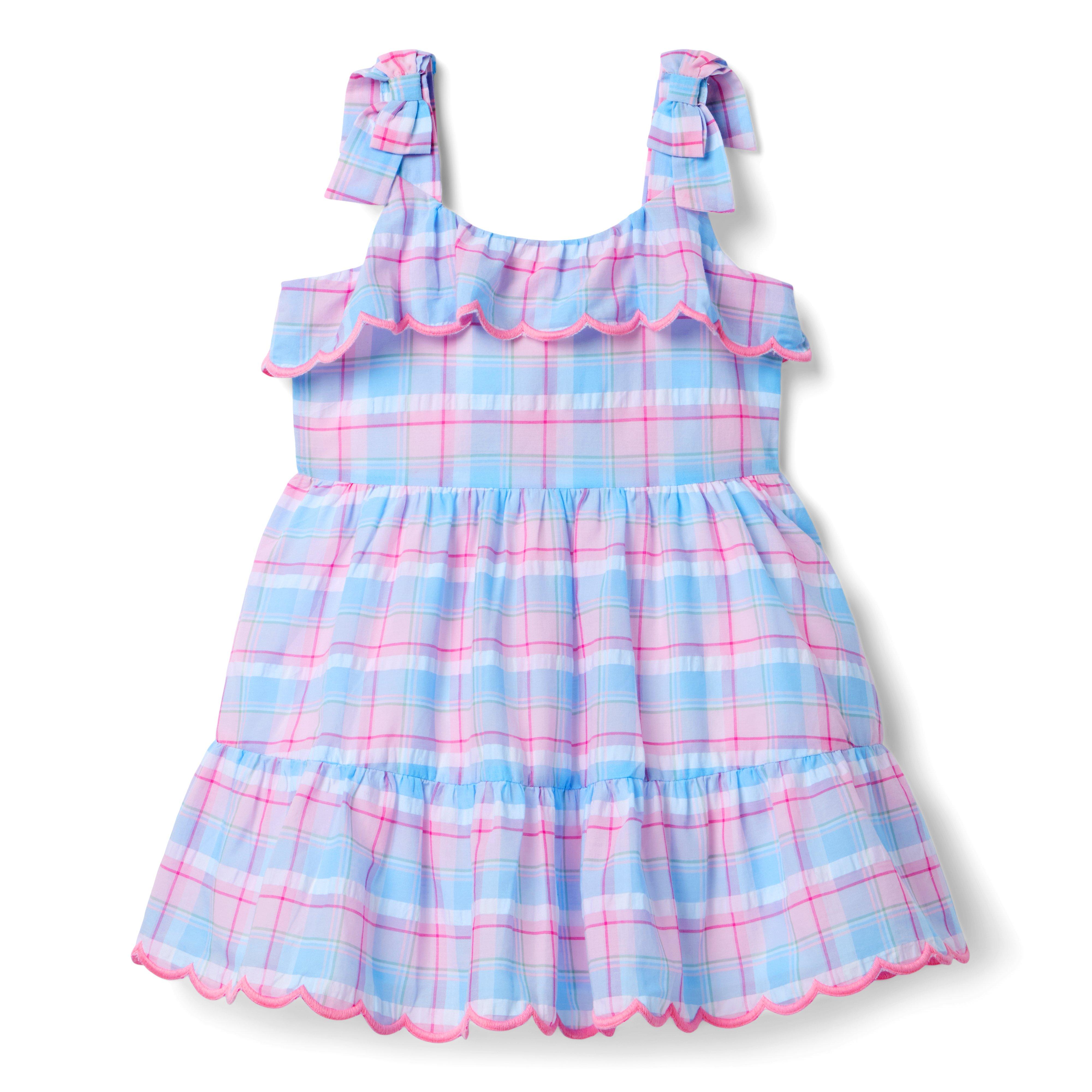 Janie and Jack Plaid Ruffle Dress
