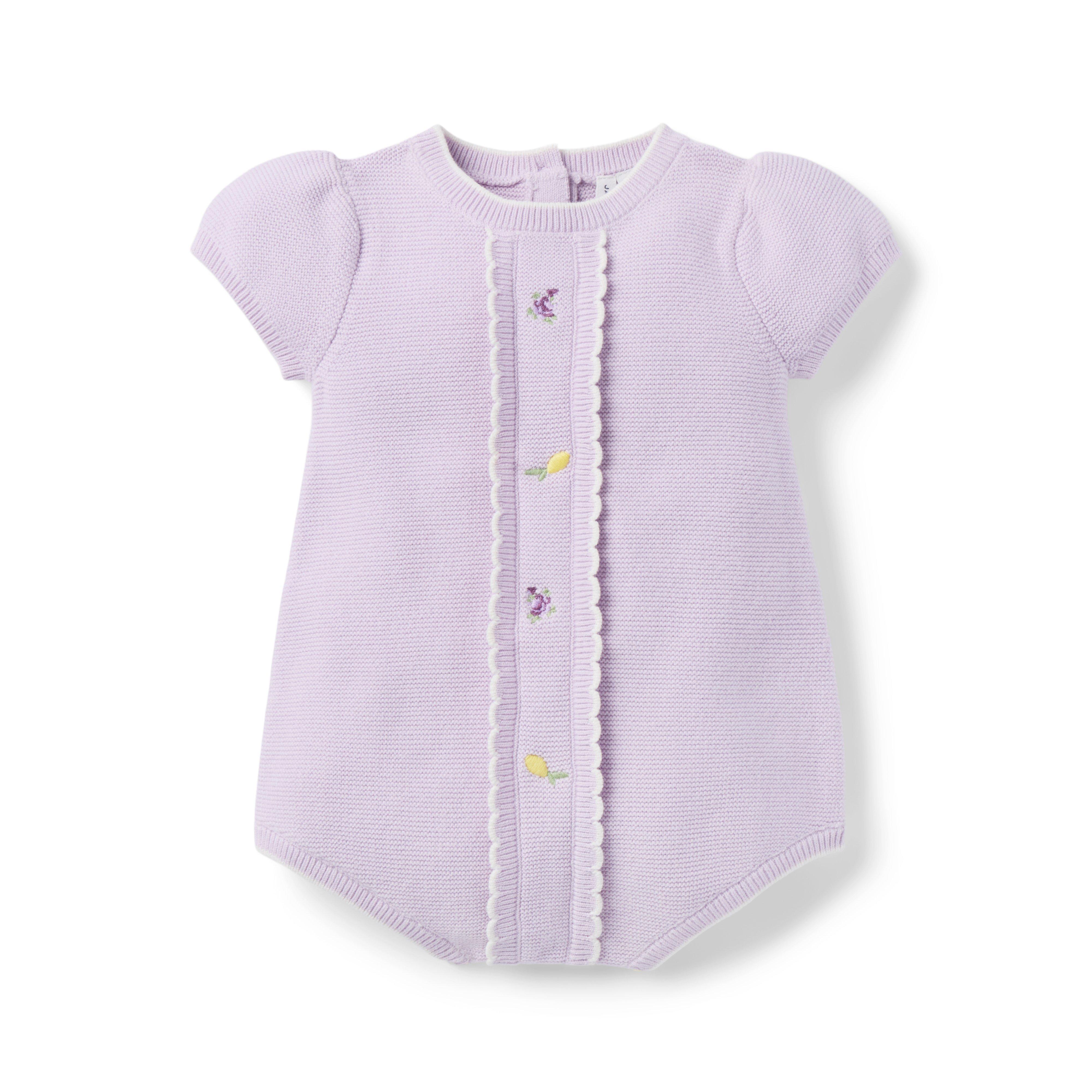 Janie and Jack Baby Scalloped Romper