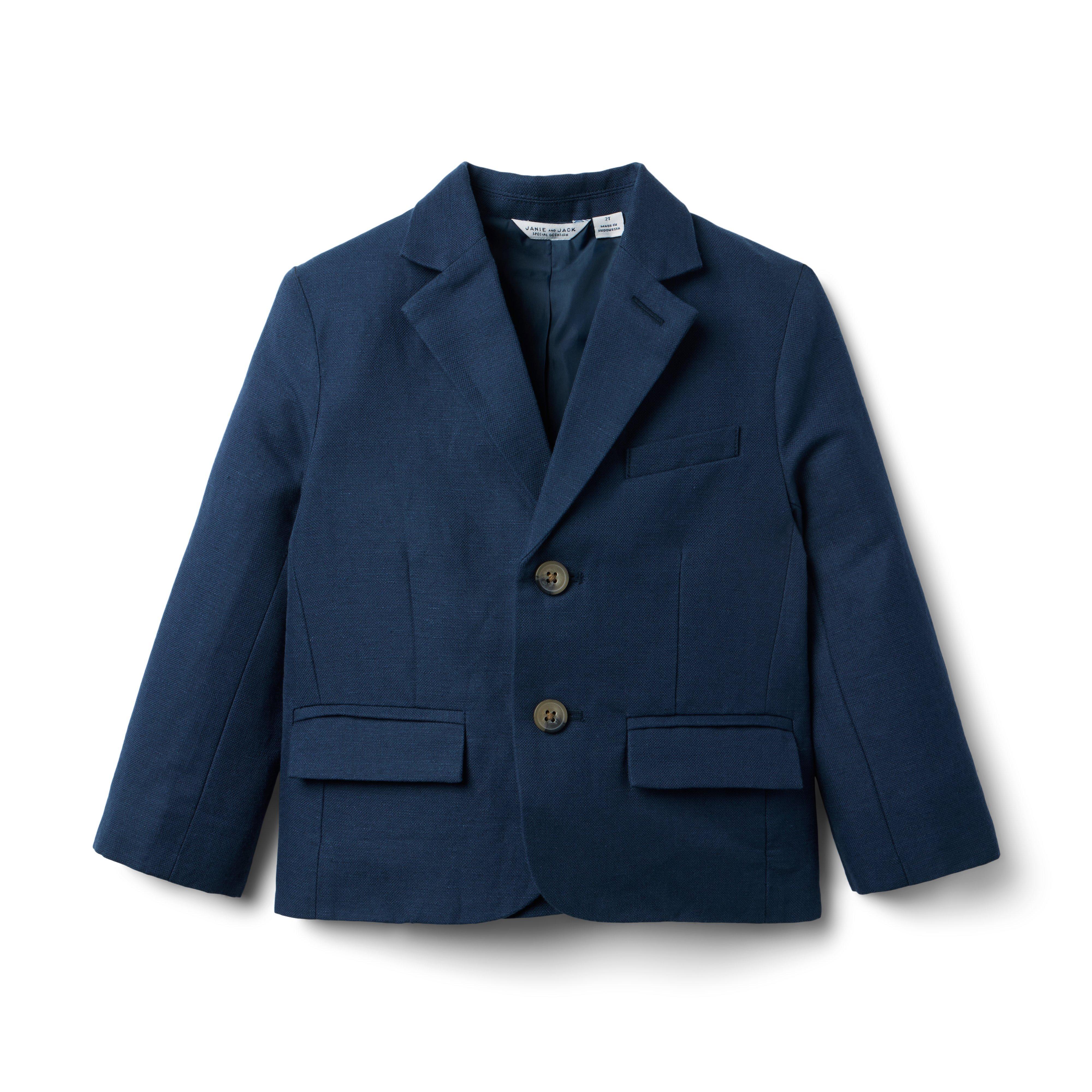 Janie and Jack Linen-Cotton Blazer