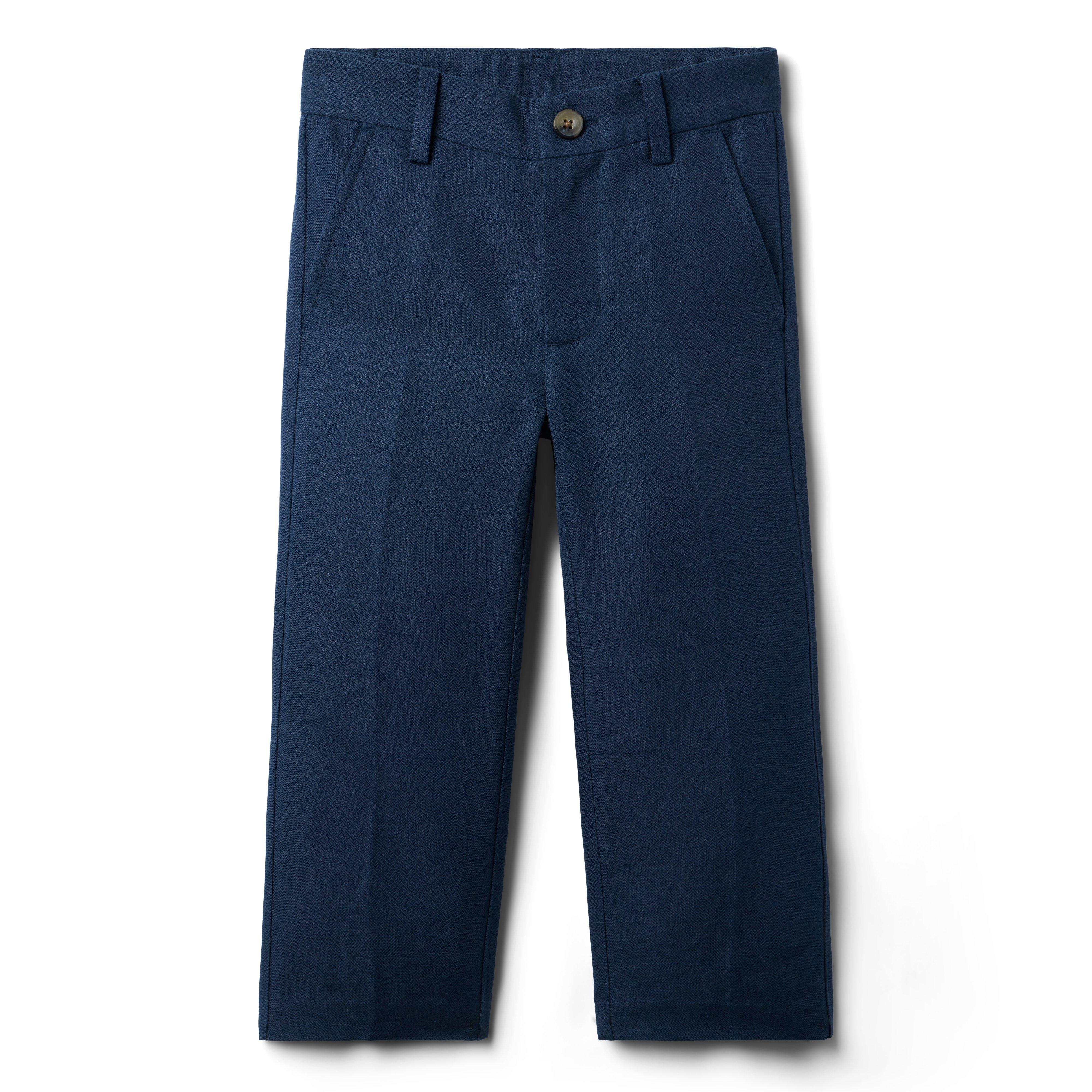 Janie and Jack Linen-Cotton Pant