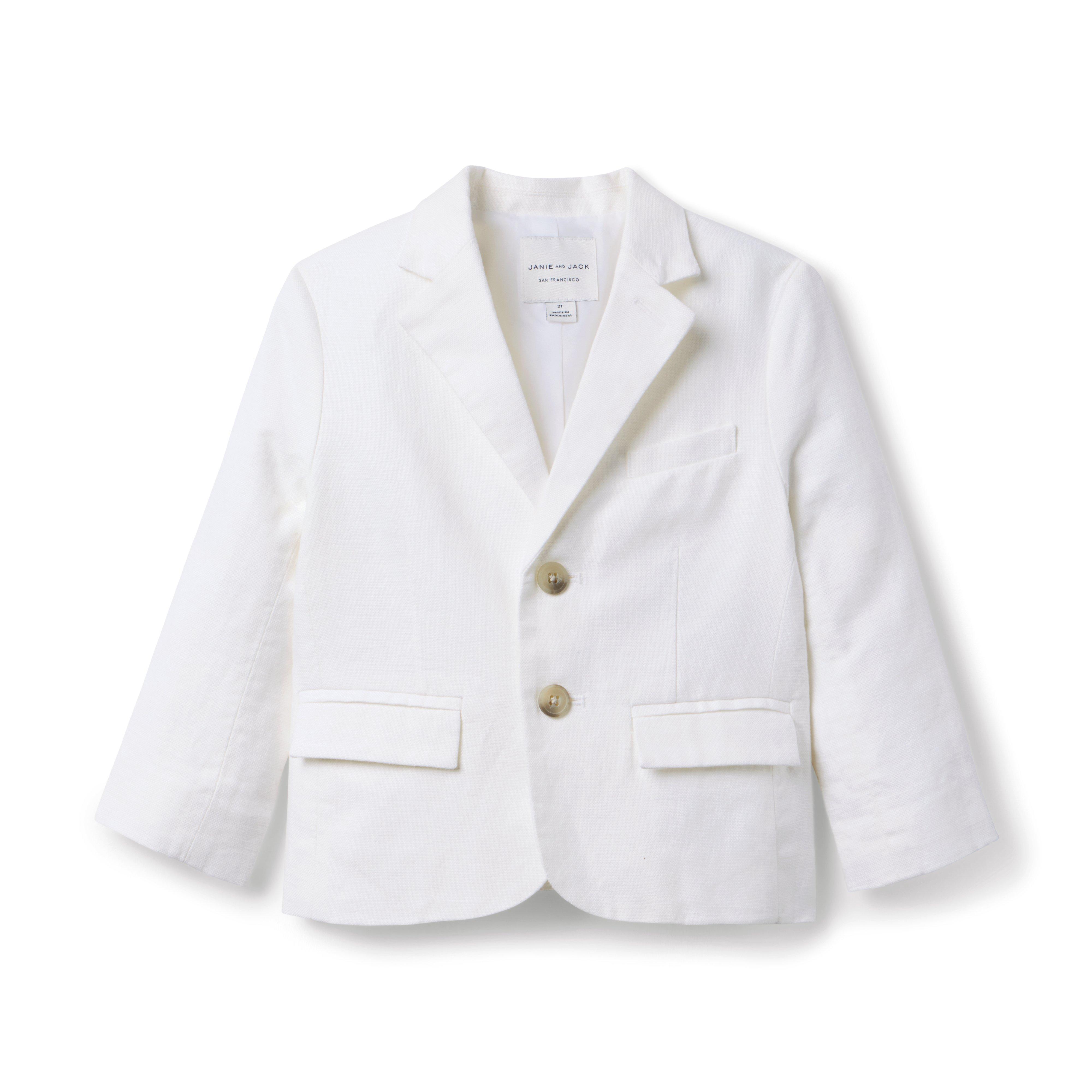 Janie and Jack Linen-Cotton Blazer
