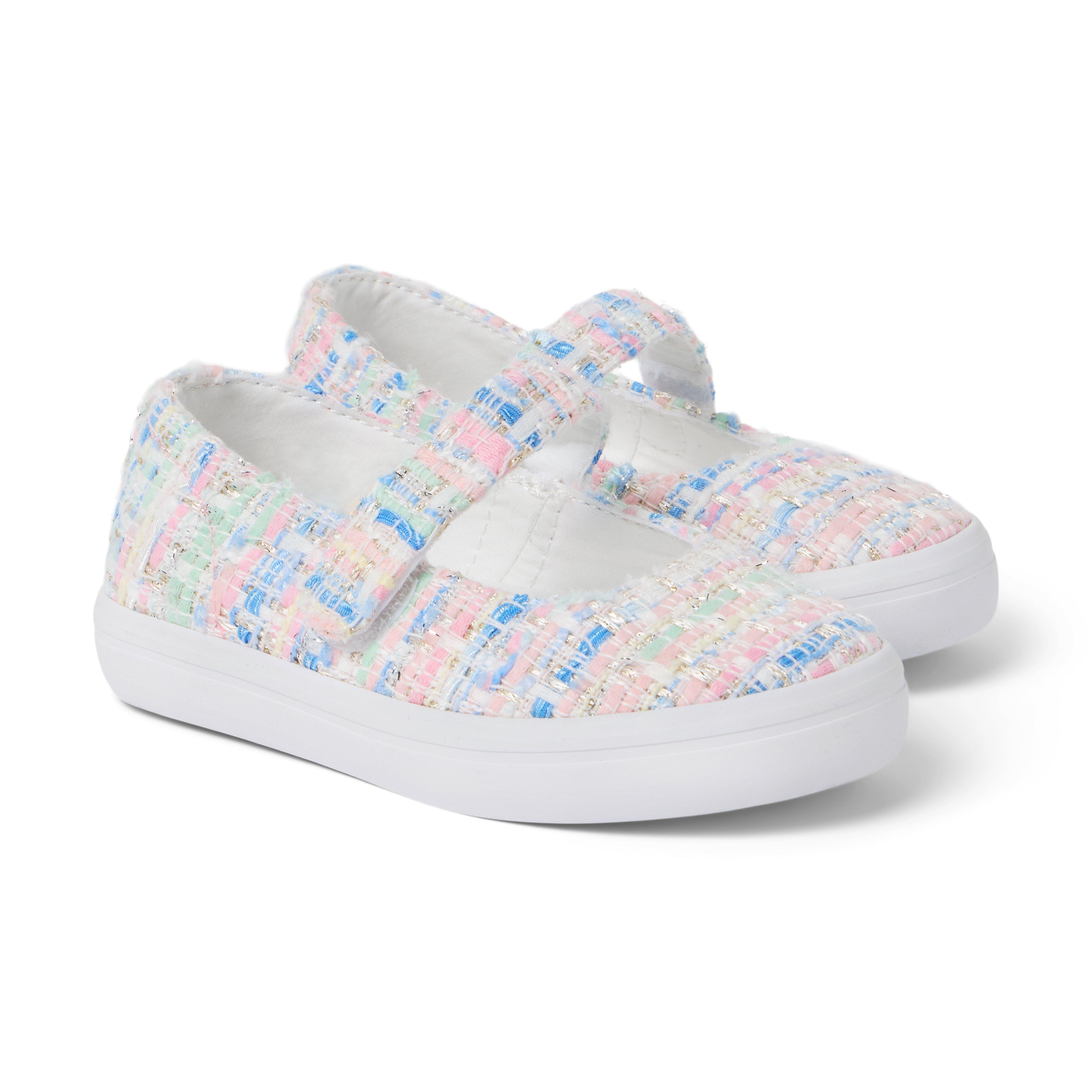 Janie and Jack Mary Jane Tweed Sneaker